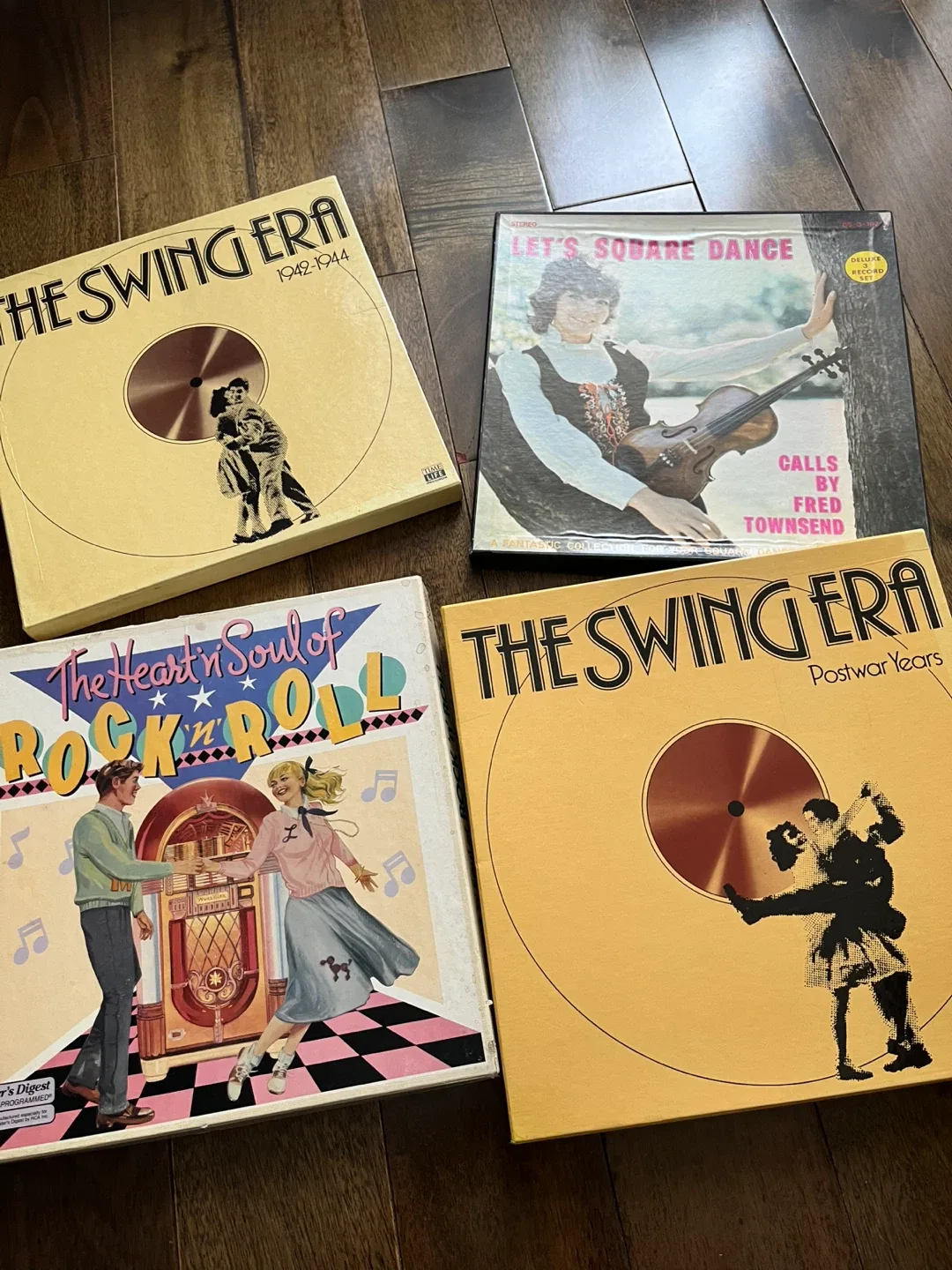 Vintage Time Life "The Swing Era" Vinyl Records Set