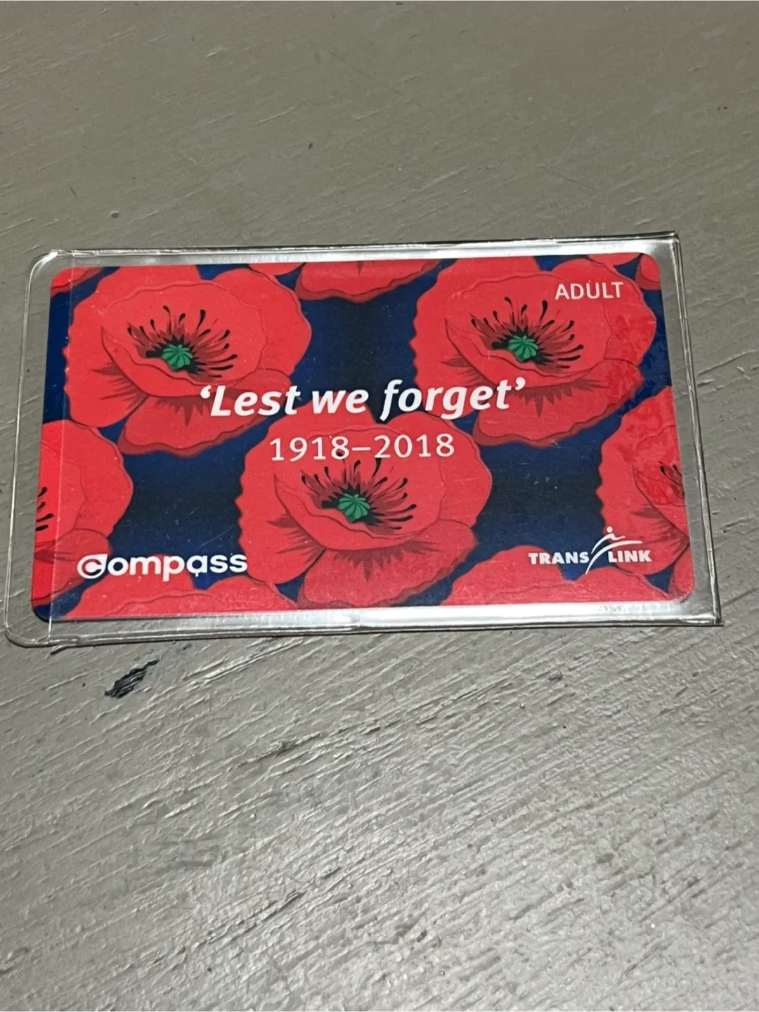 Compass Adult Transit Card