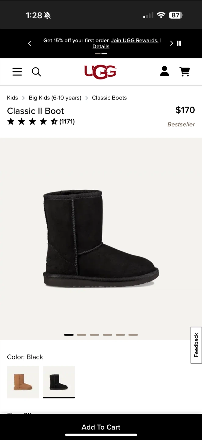 UGG Black Boots - photo 4