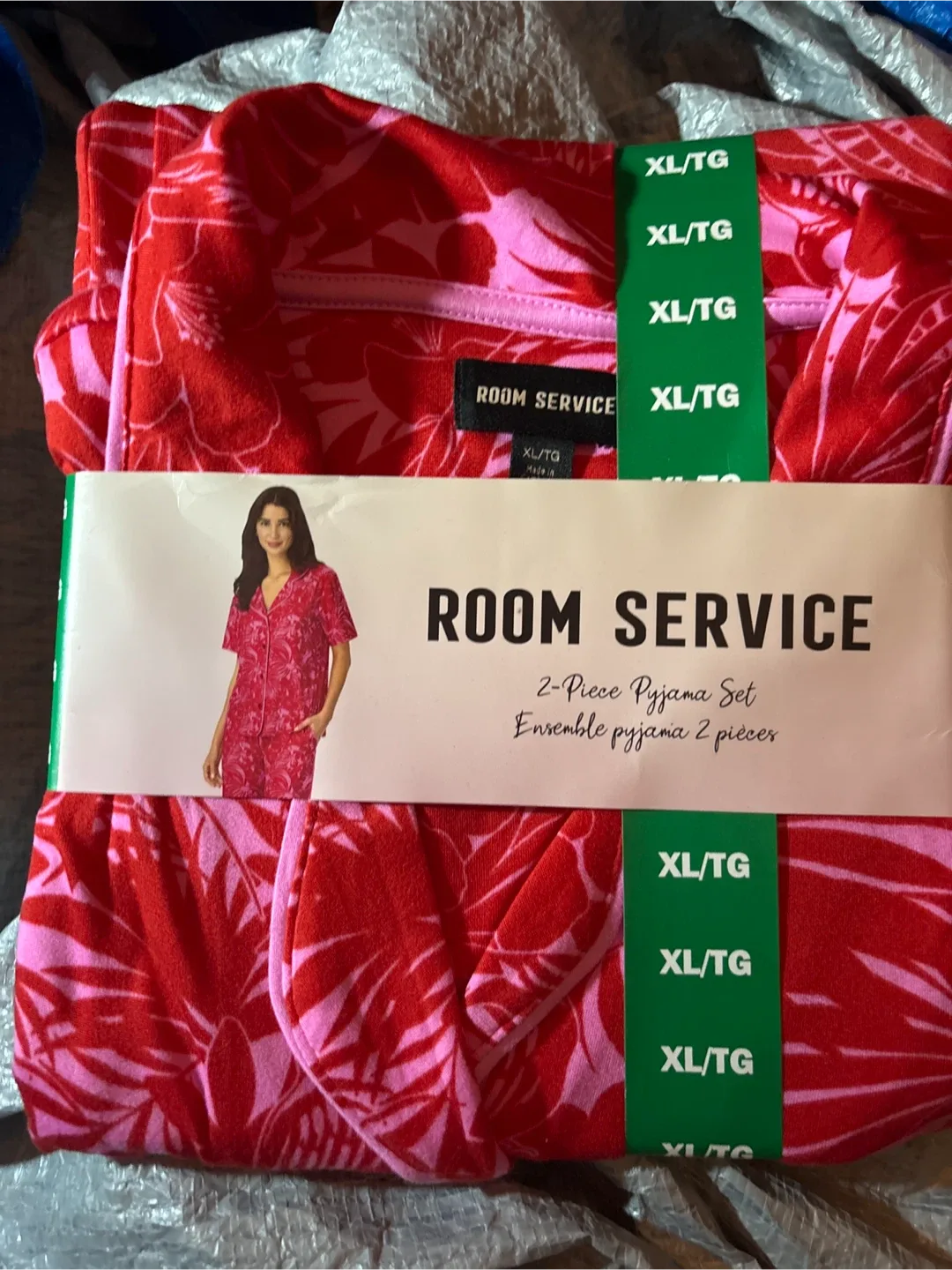 2pc Room Service XL Pyjama Set - New