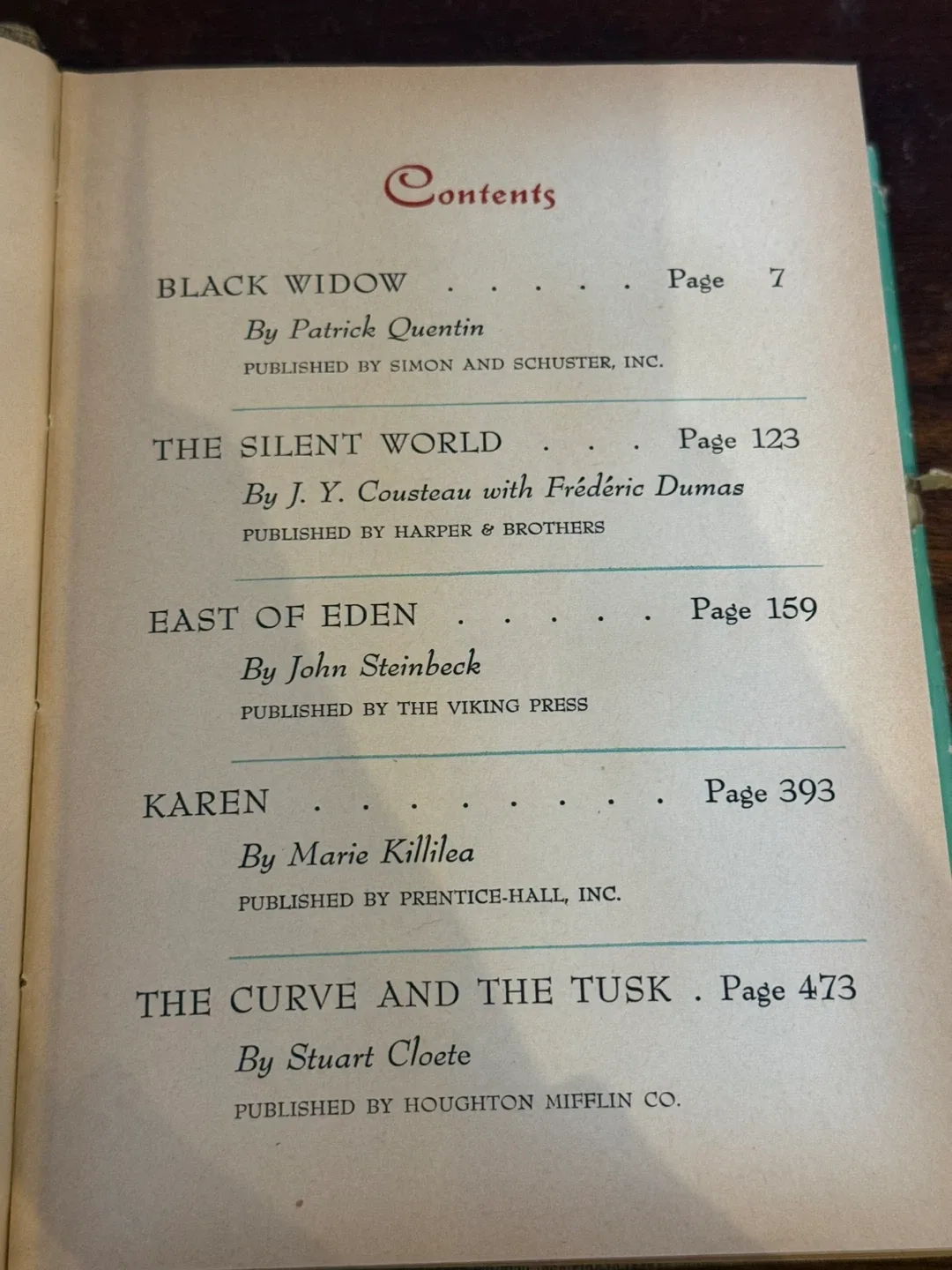 Reader's Digest Condensed Books Spring 1953 image indicator(4)