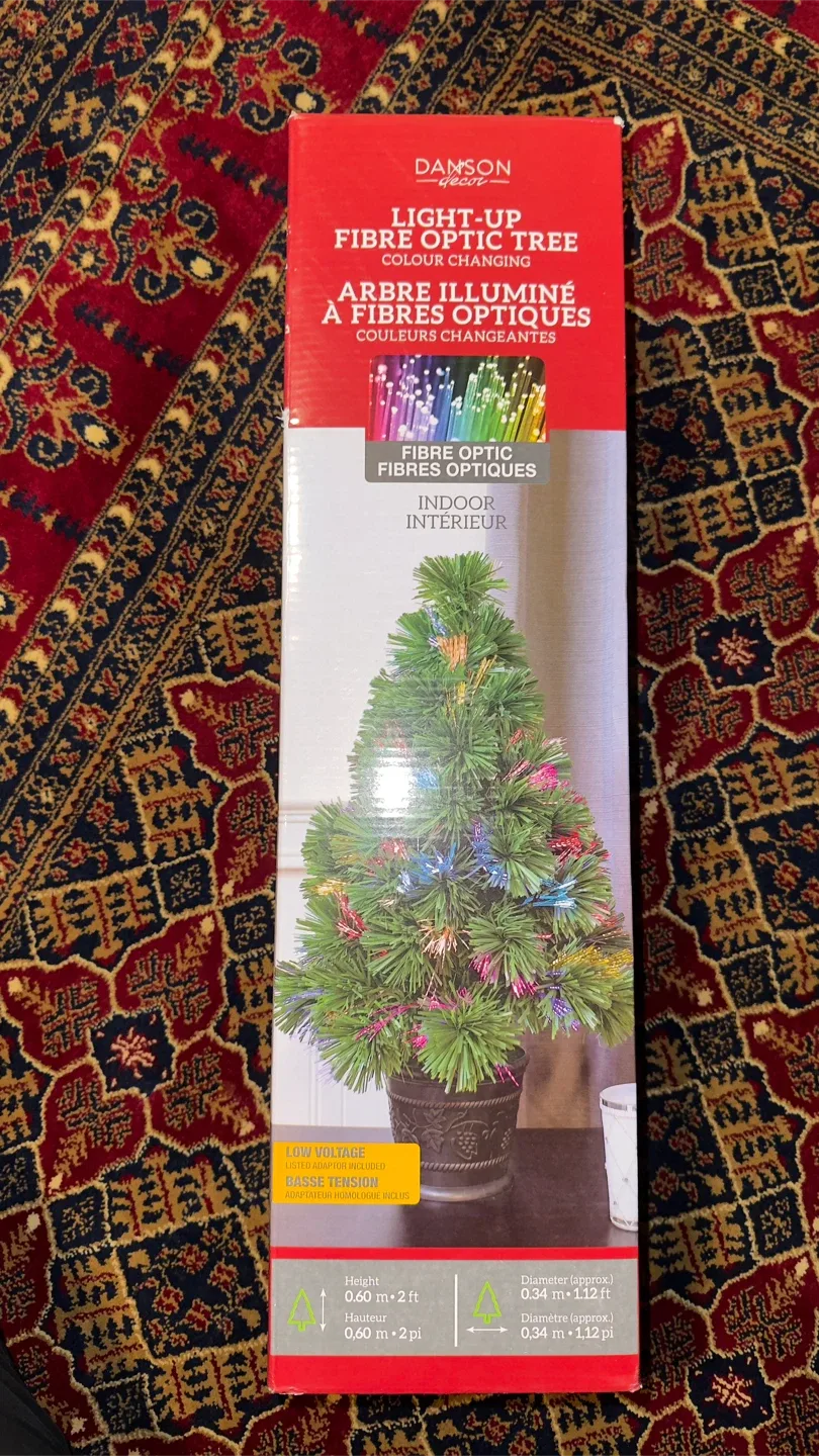 Danson Decor Light-Up Fibre Optic Tree