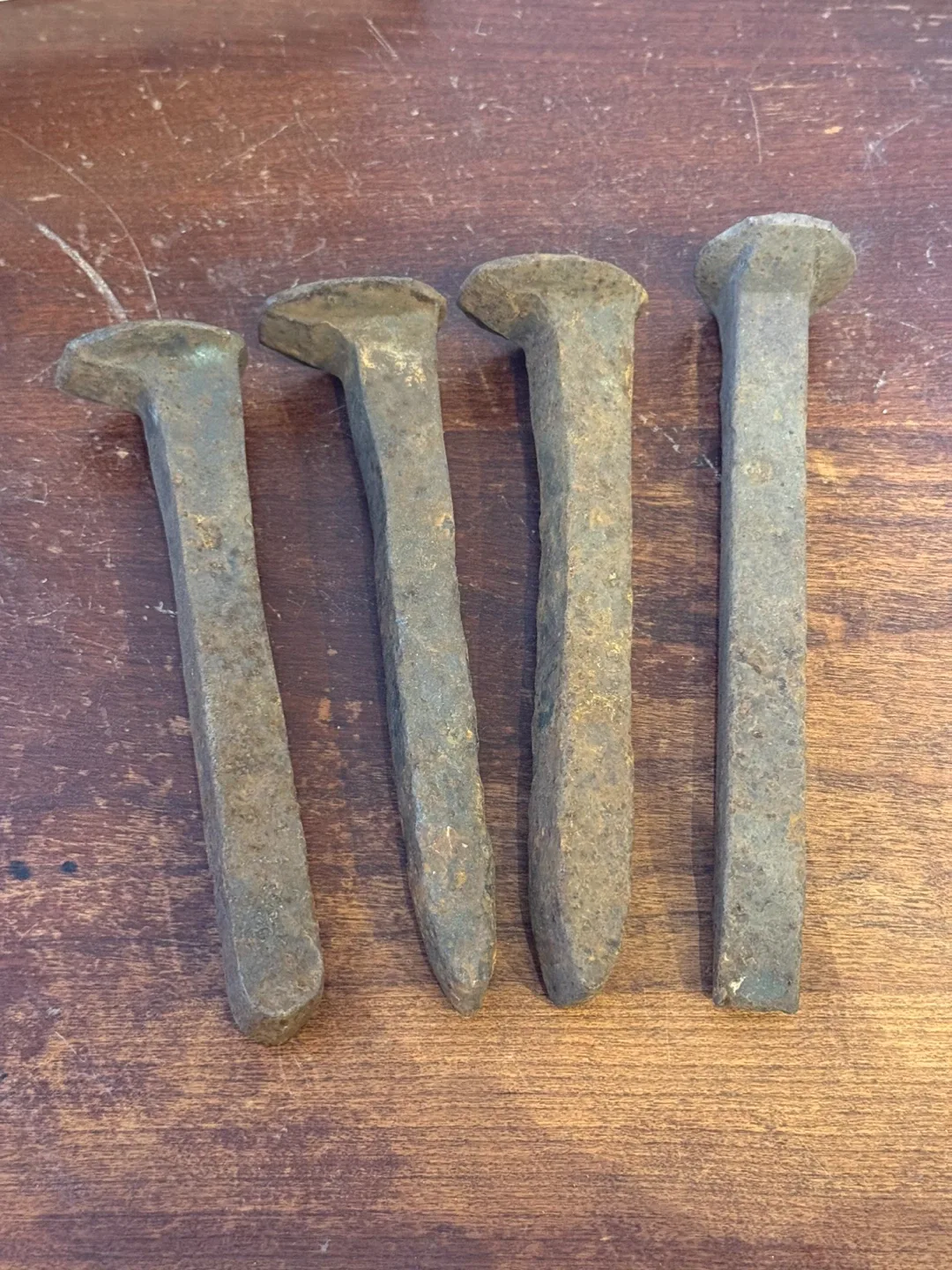 Antique Railroad Spikes - Set of 4