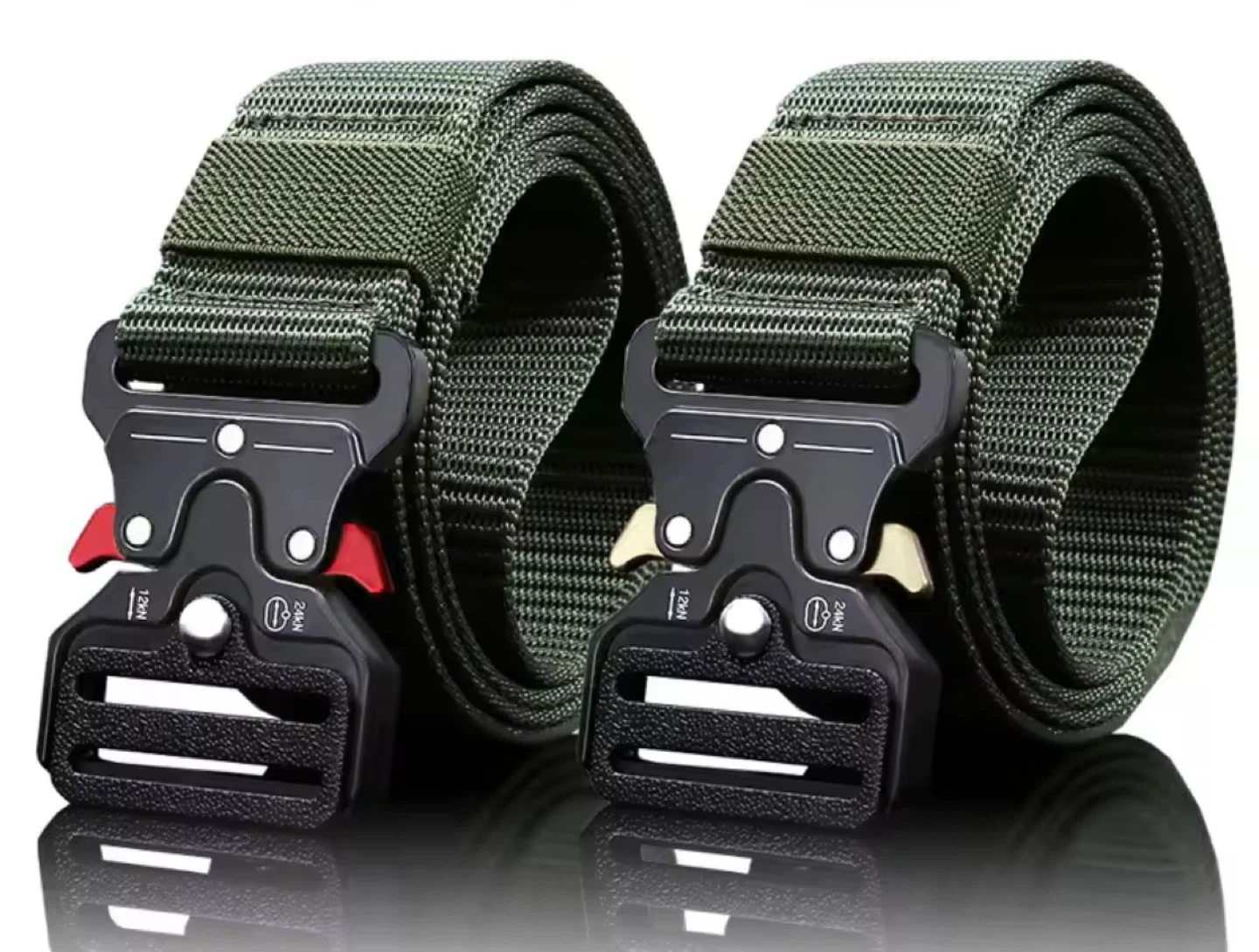 Unisex Casual Belt - Polyester, 3.8cm Width