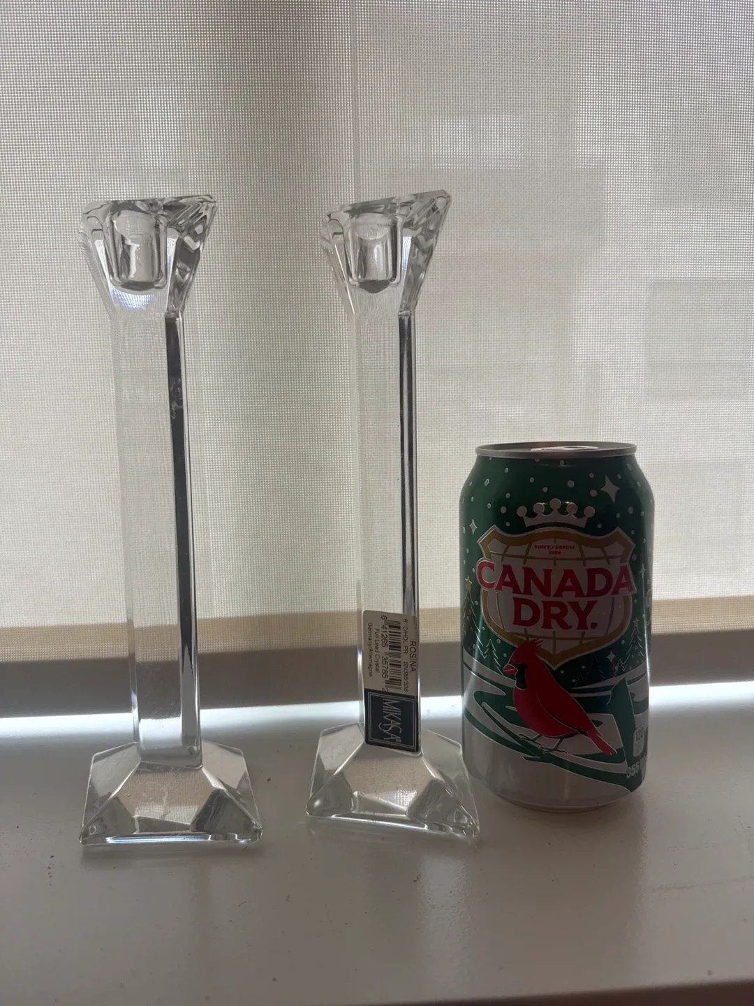 Mikasa Rosina Crystal Candlestick Holders