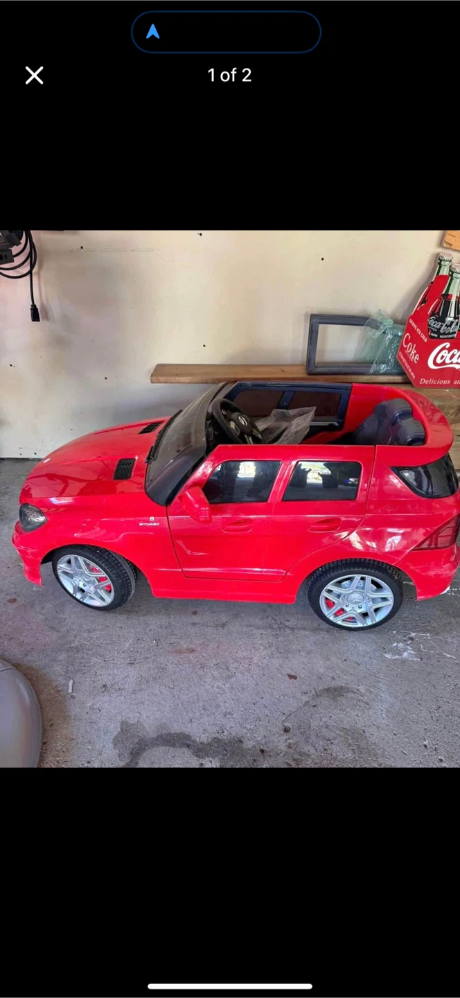 Red Mercedes-Benz ML63 AMG Ride-On Car - photo 3