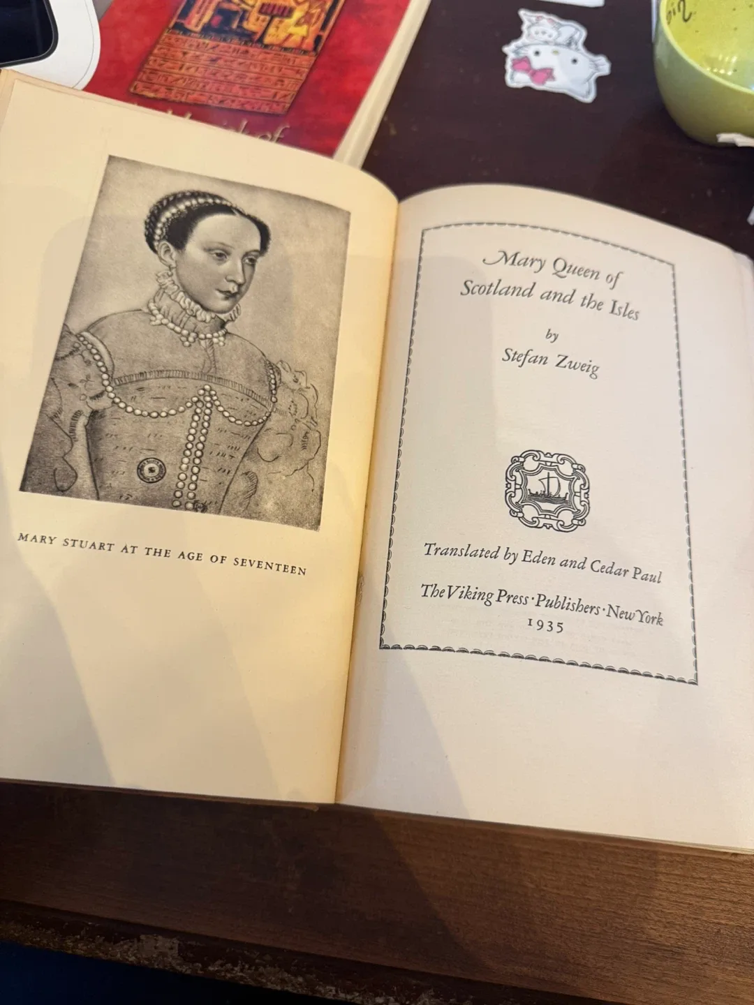 Antique Book: Mary Queen of Scotland and the Isles