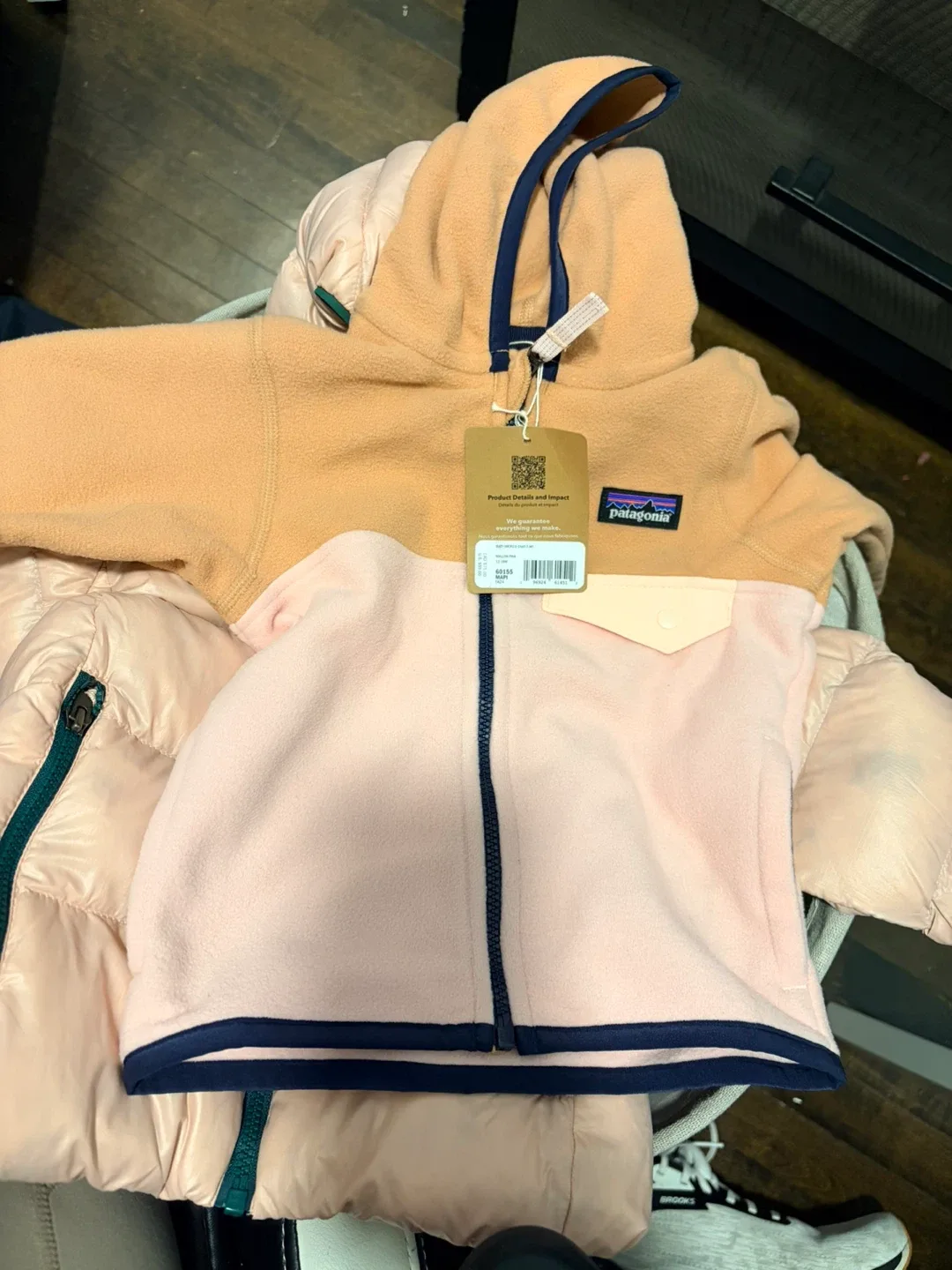 Patagonia Baby Fleece & Down Sweater Jacket image indicator(2)