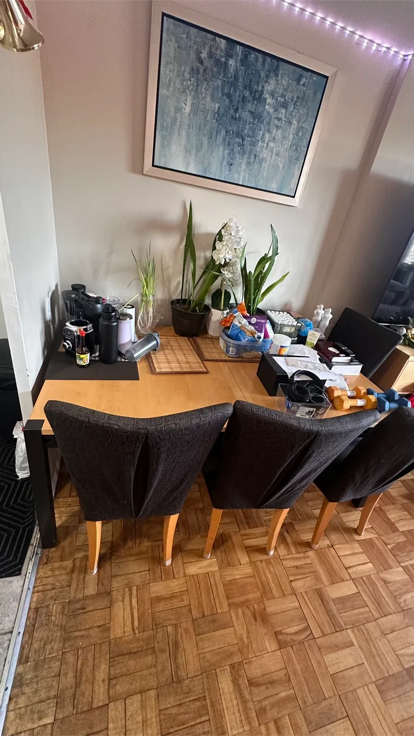 Dining table set & TV stand