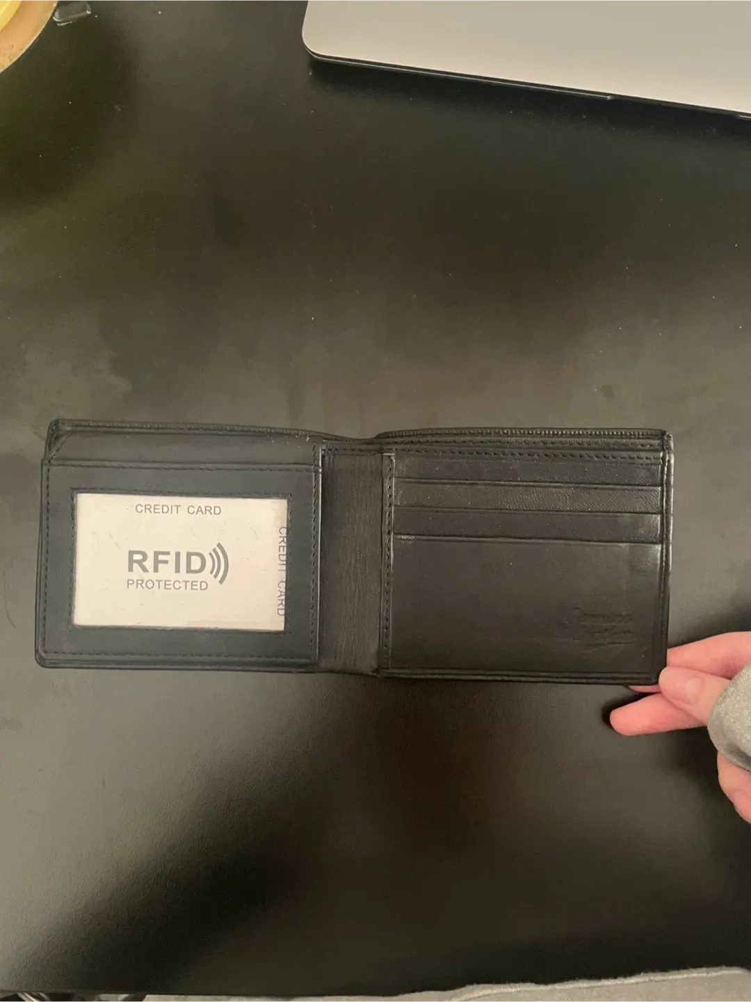 Black Leather Wallet