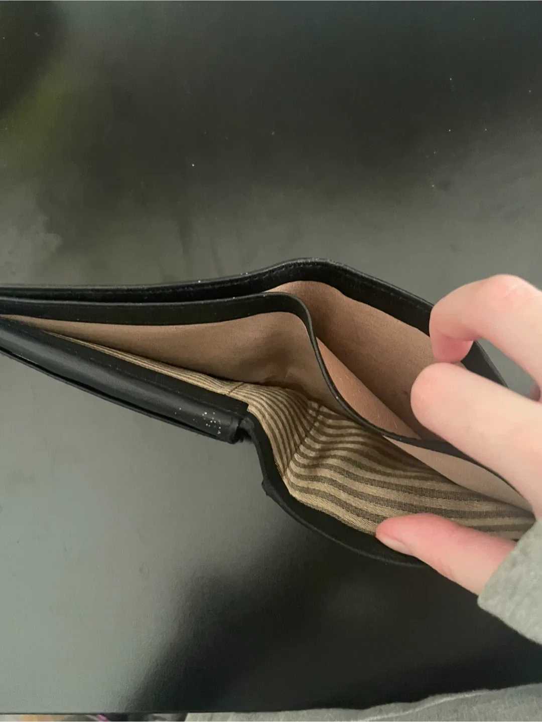 Black Leather Wallet image indicator(3)