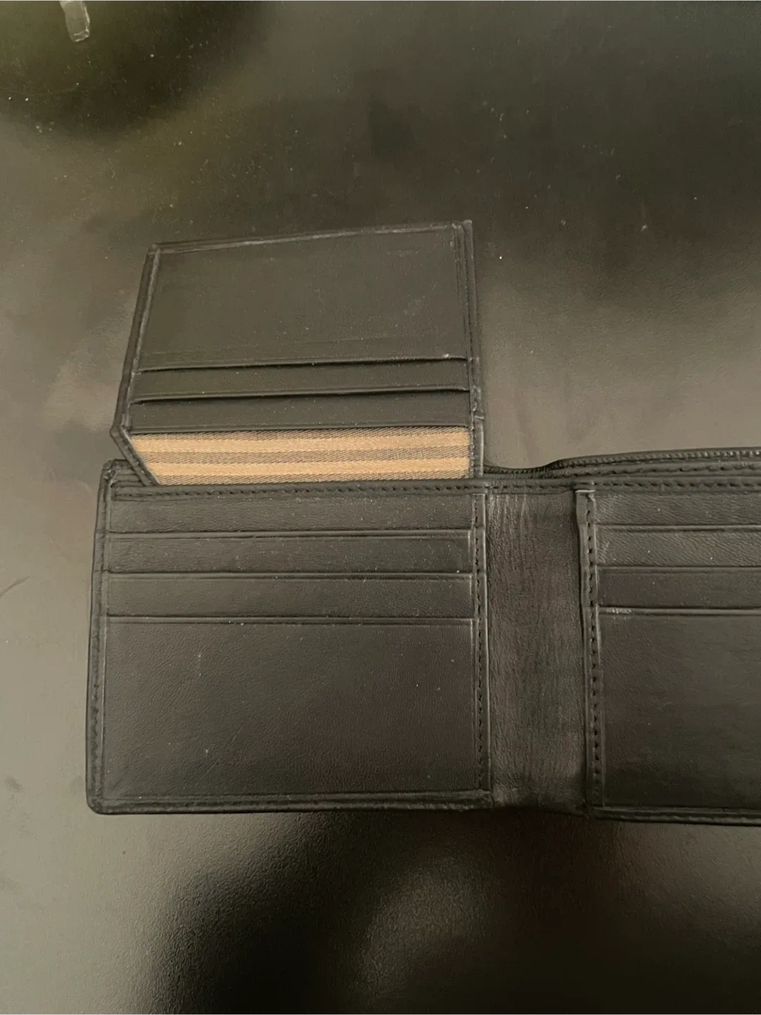 Black Leather Wallet image indicator(2)