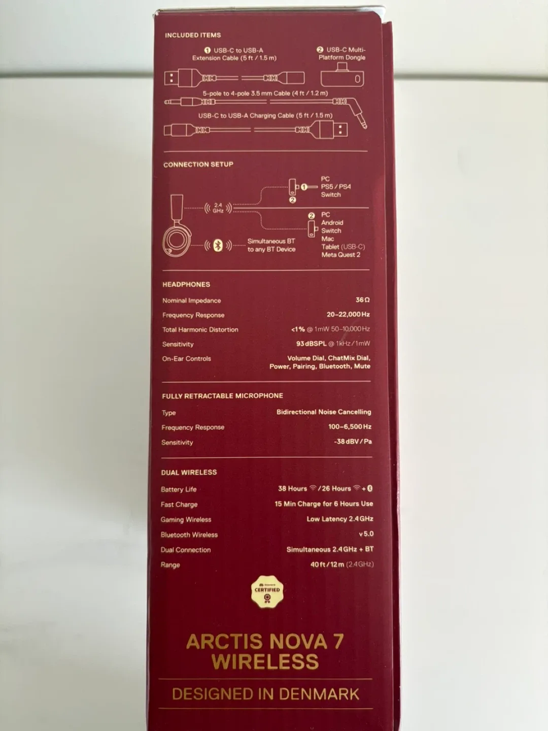 SteelSeries Arctis Nova 7 Wireless Gaming Headset image indicator(3)