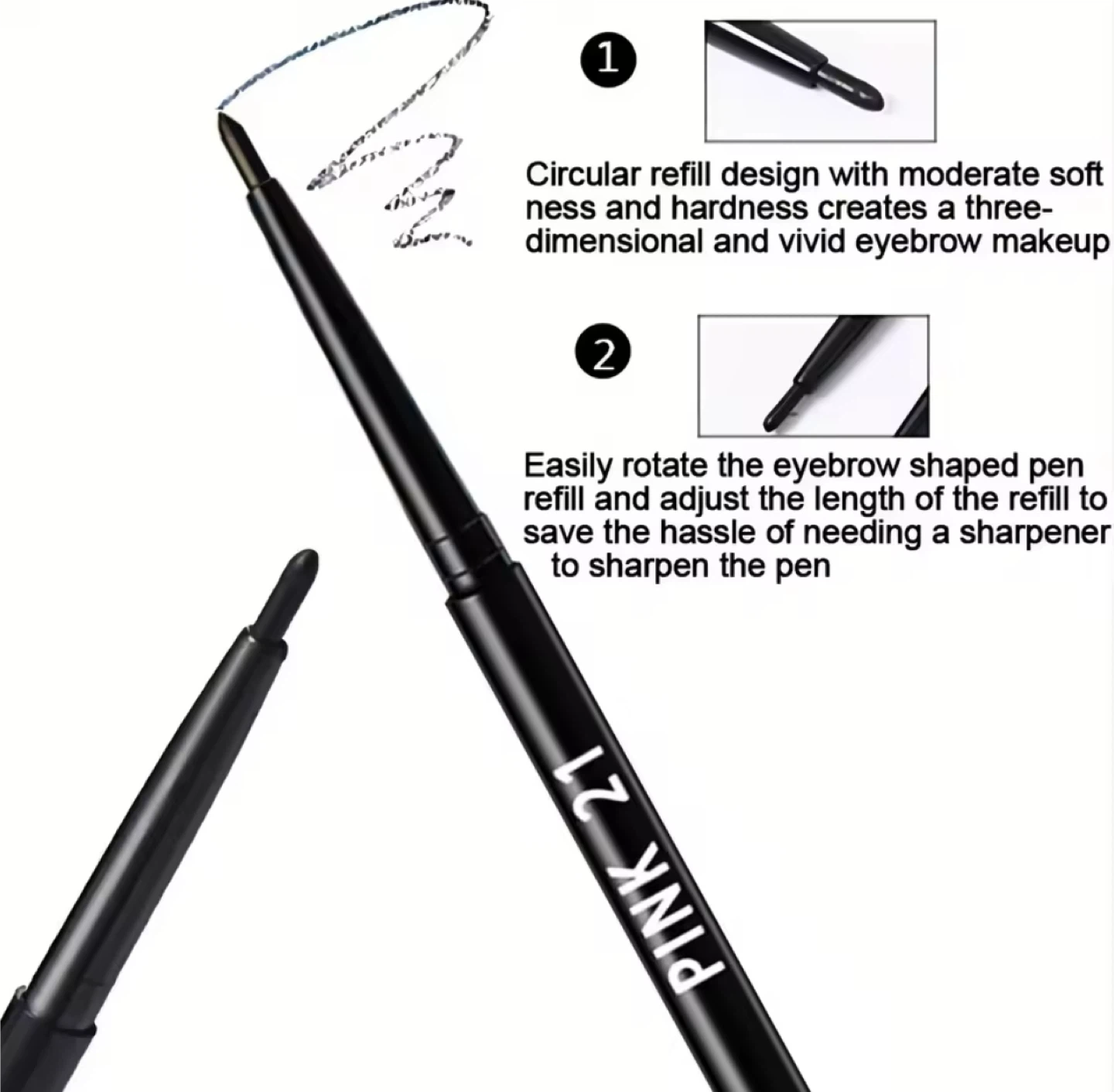 PINK 21 Eyeliner Pencil - Black - photo 4