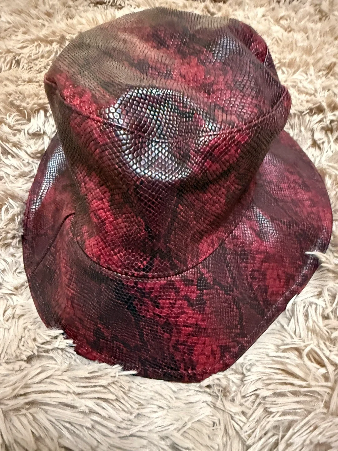 Snakeskin Bucket Hat
