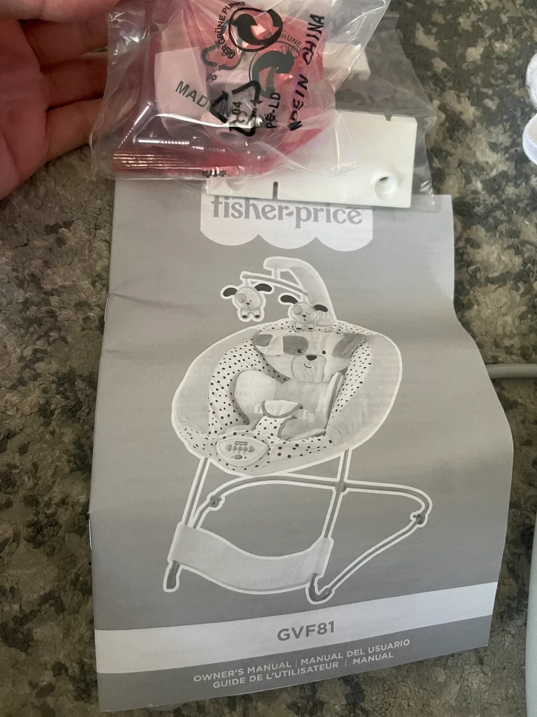 Fisher-Price Dots & Spots See & Soothe Deluxe Bouncer image indicator(6)