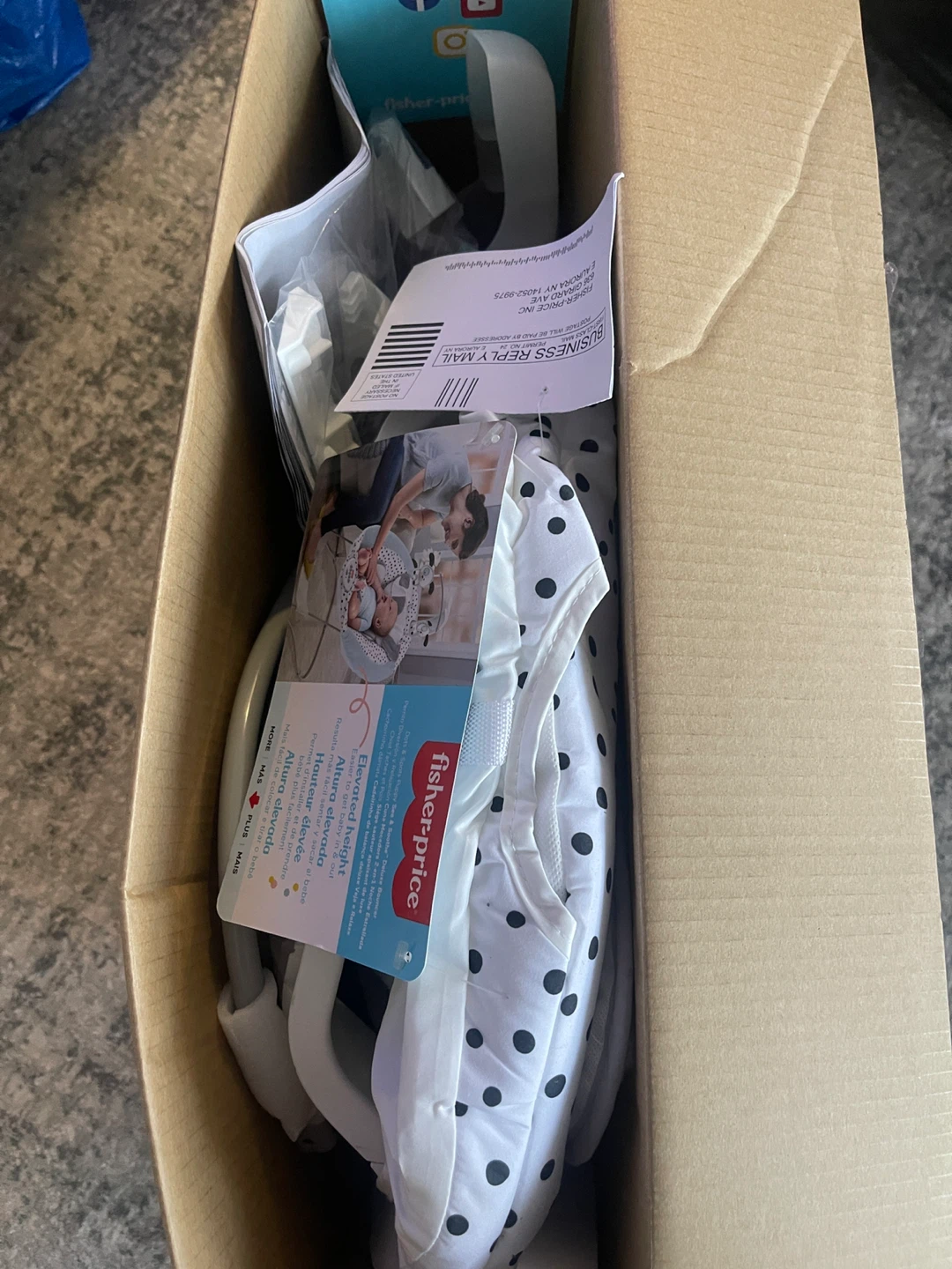 Fisher-Price Dots & Spots See & Soothe Deluxe Bouncer - photo 4