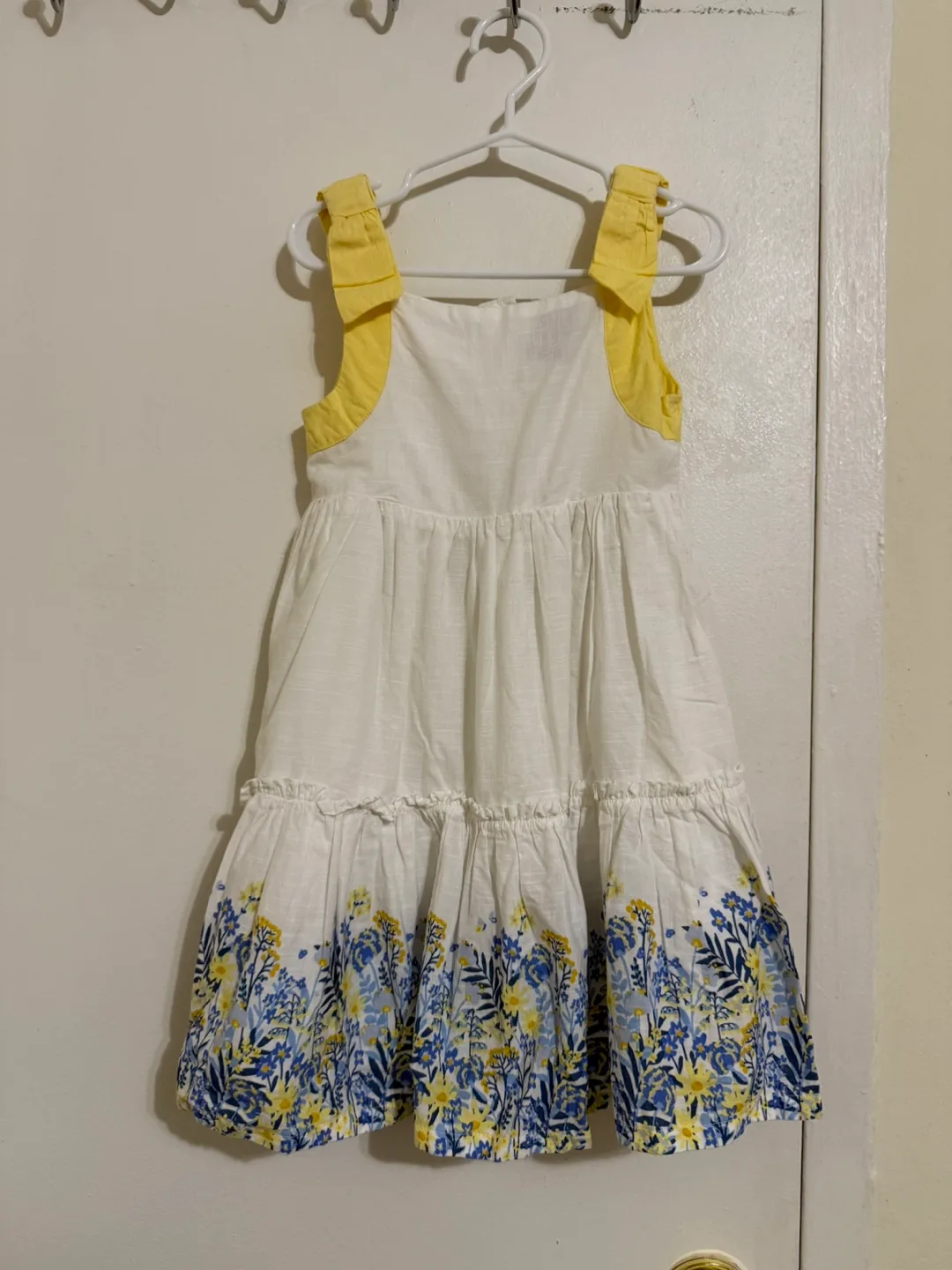 Cynthia Rowley Girls' White & Yellow Floral Dress