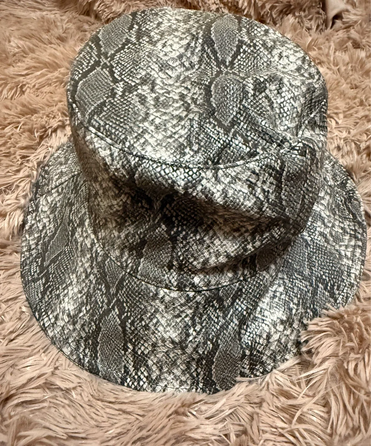 Snakeskin Bucket Hat