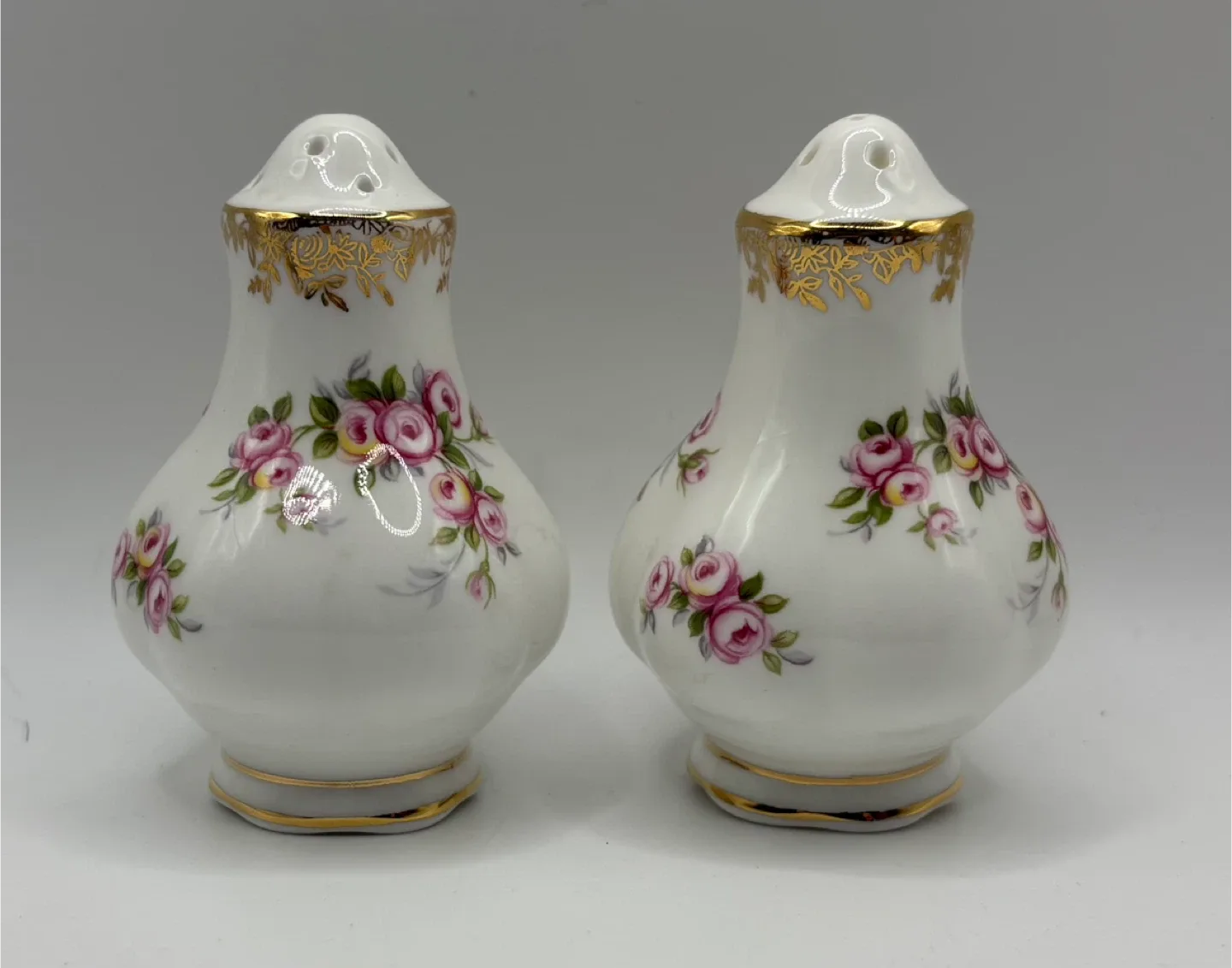 Royal Albert “Dimity Rose” Salt & Pepper Shakers