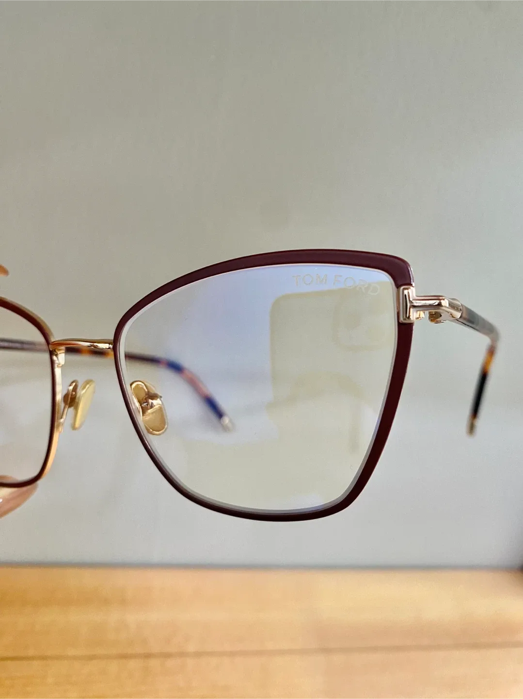 Tom Ford Cat-Eye Eyeglasses TF5740-B 048 image indicator(2)