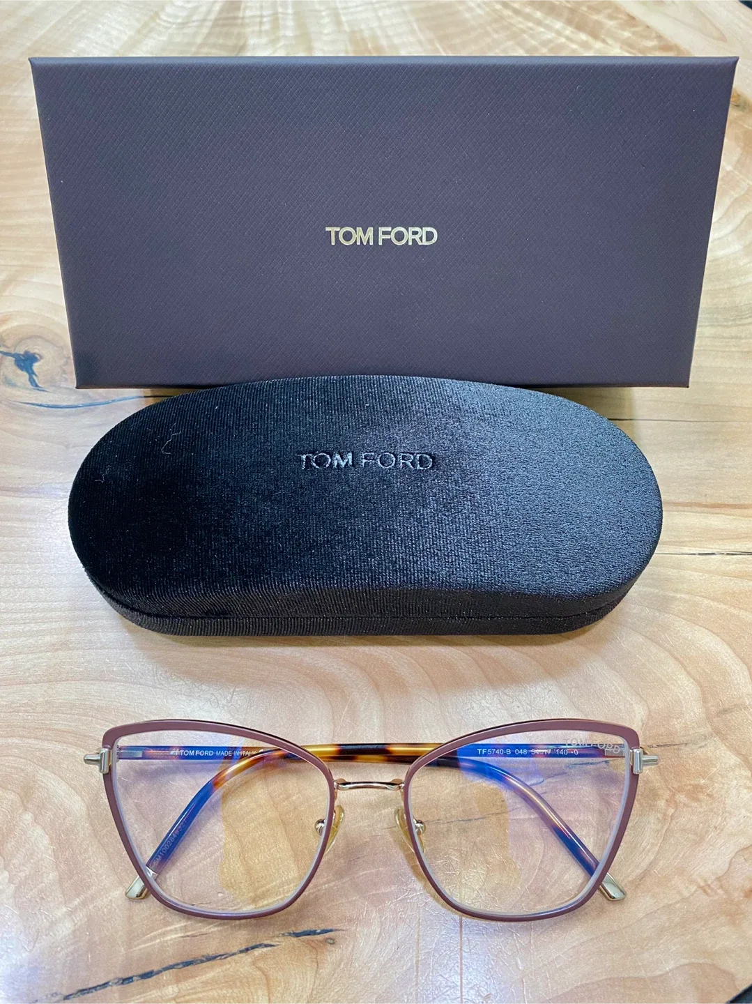 Tom Ford Cat-Eye Eyeglasses TF5740-B 048
