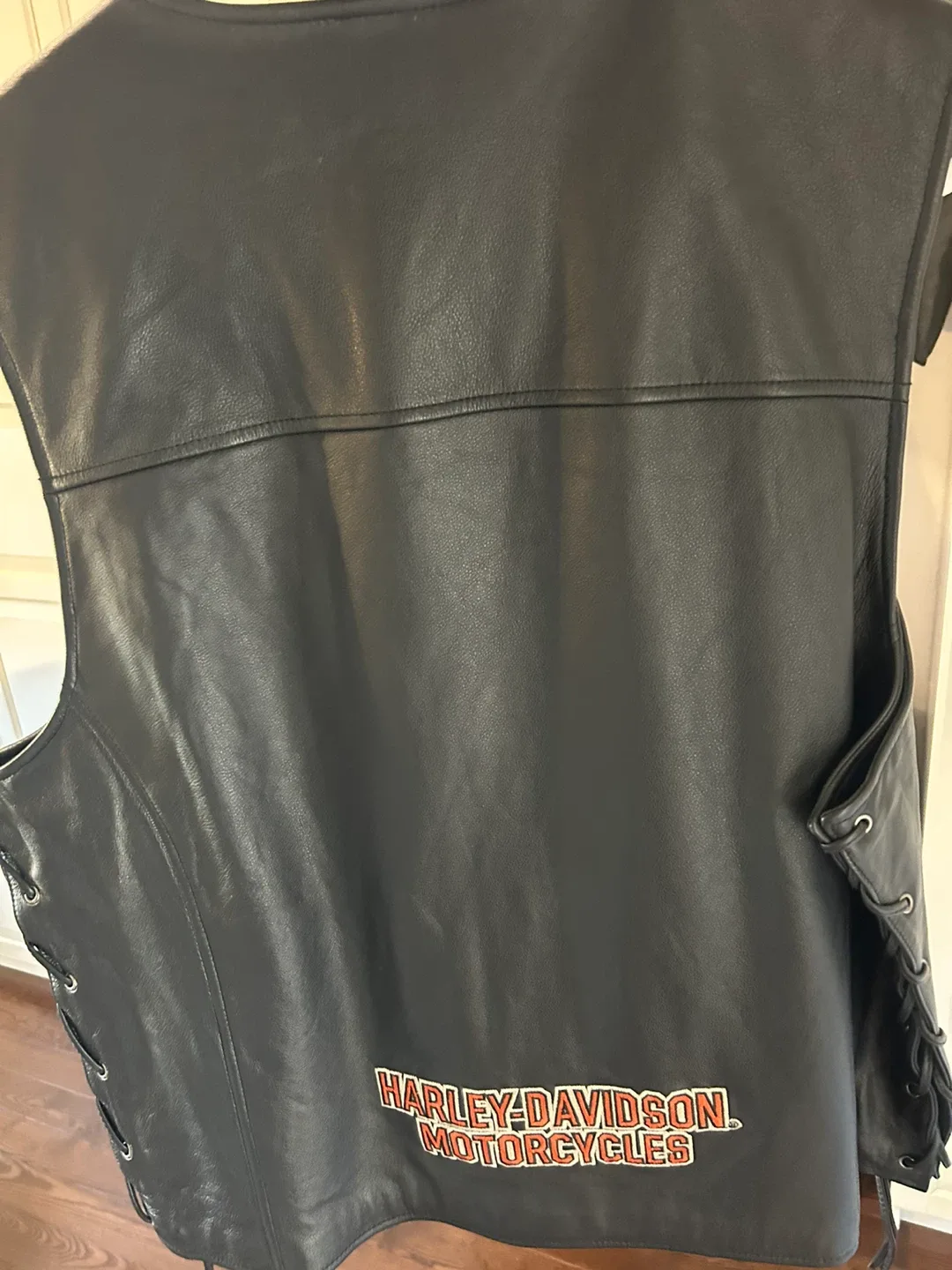 Harley Davidson Men’s PATHWAY Leather Snap Vest - XXL image indicator(4)