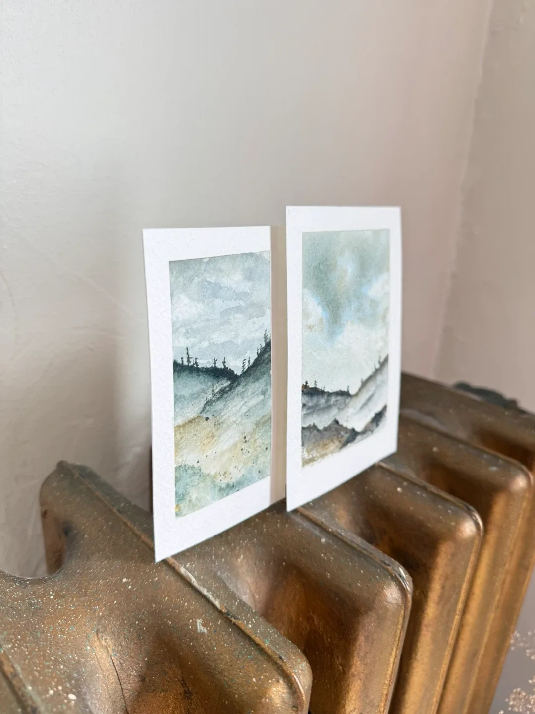 Tiny original watercolour paintings image indicator(2)