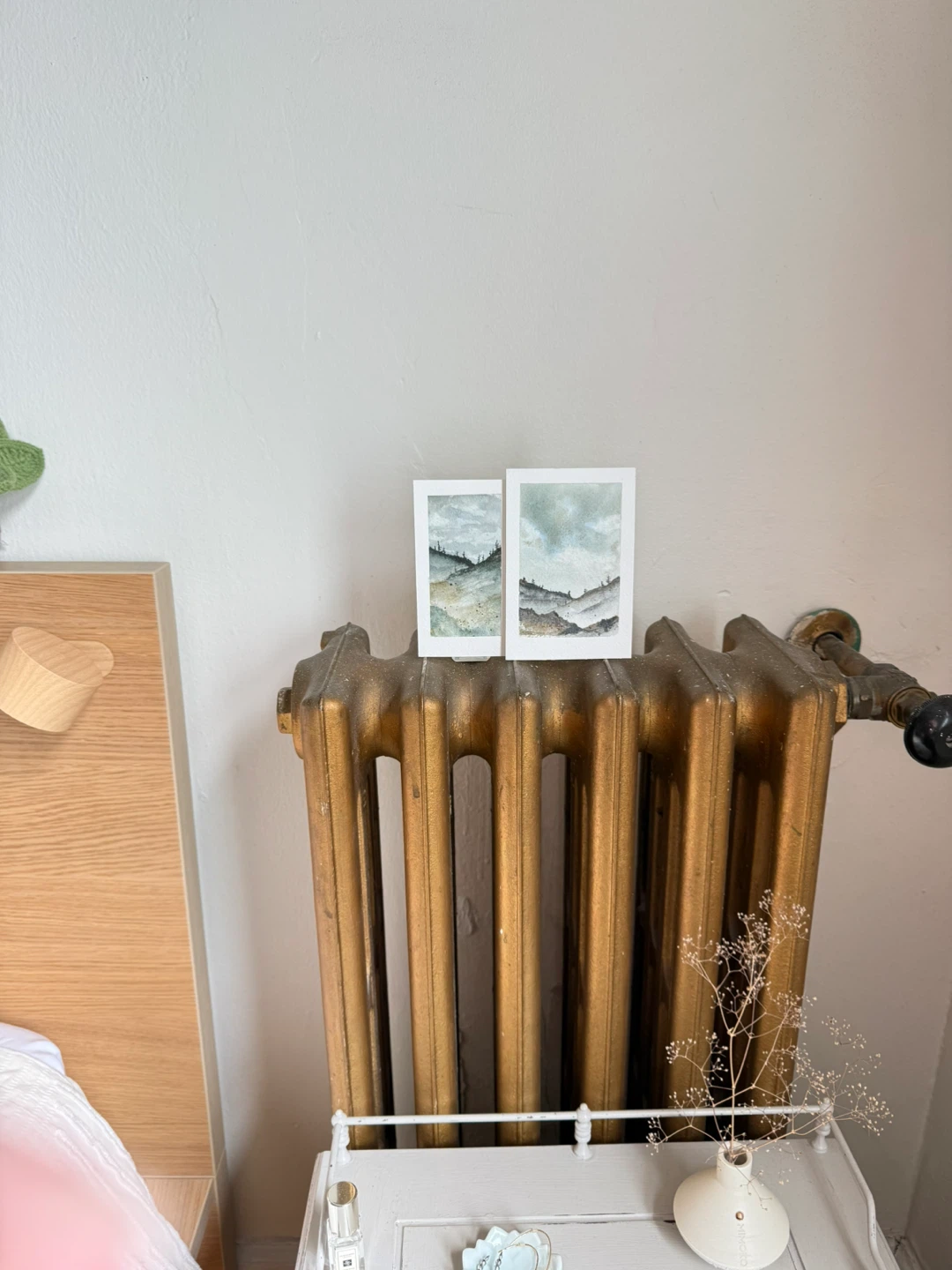 Tiny original watercolour paintings - photo 4