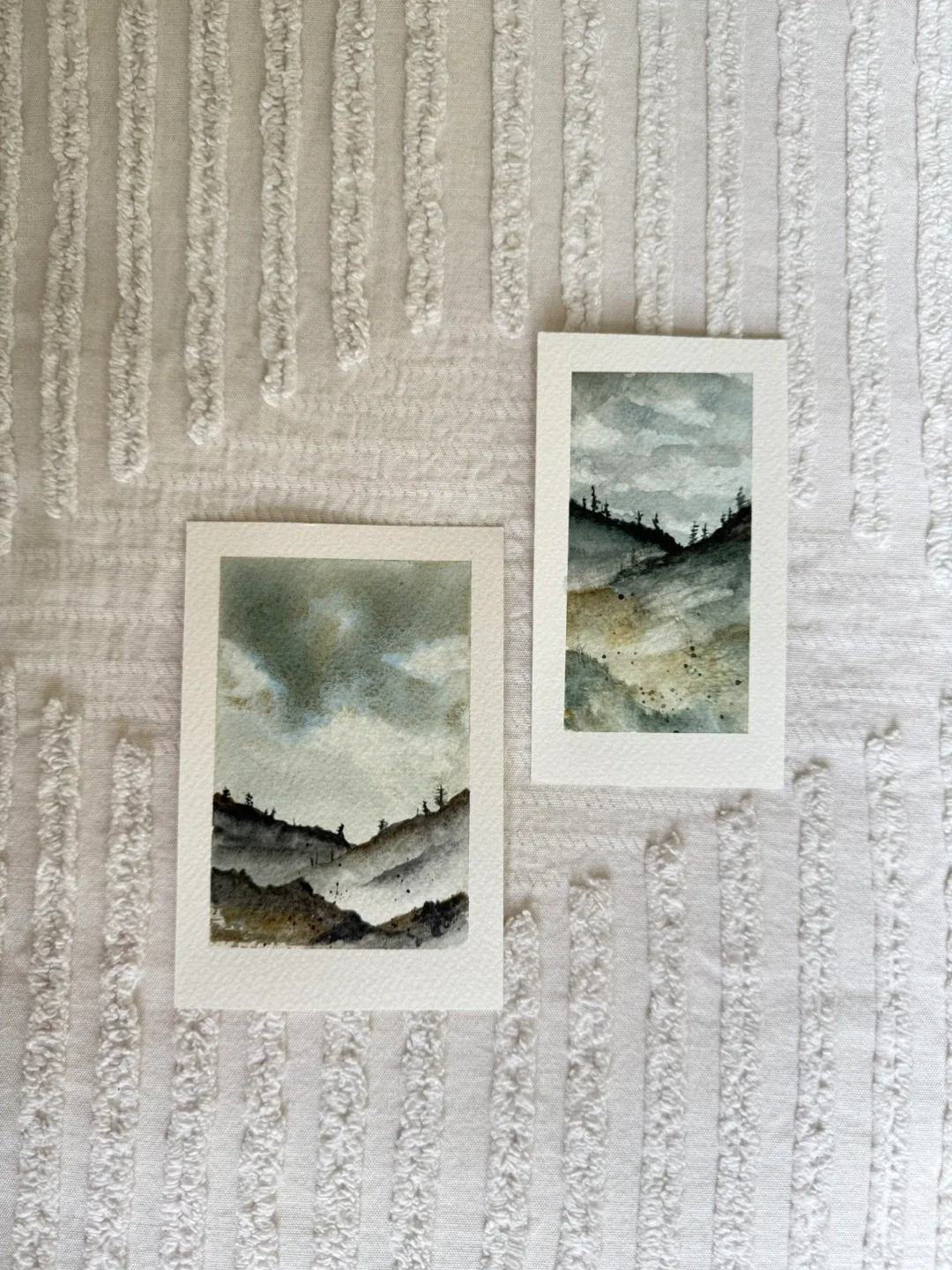 Tiny original watercolour paintings image indicator(6)