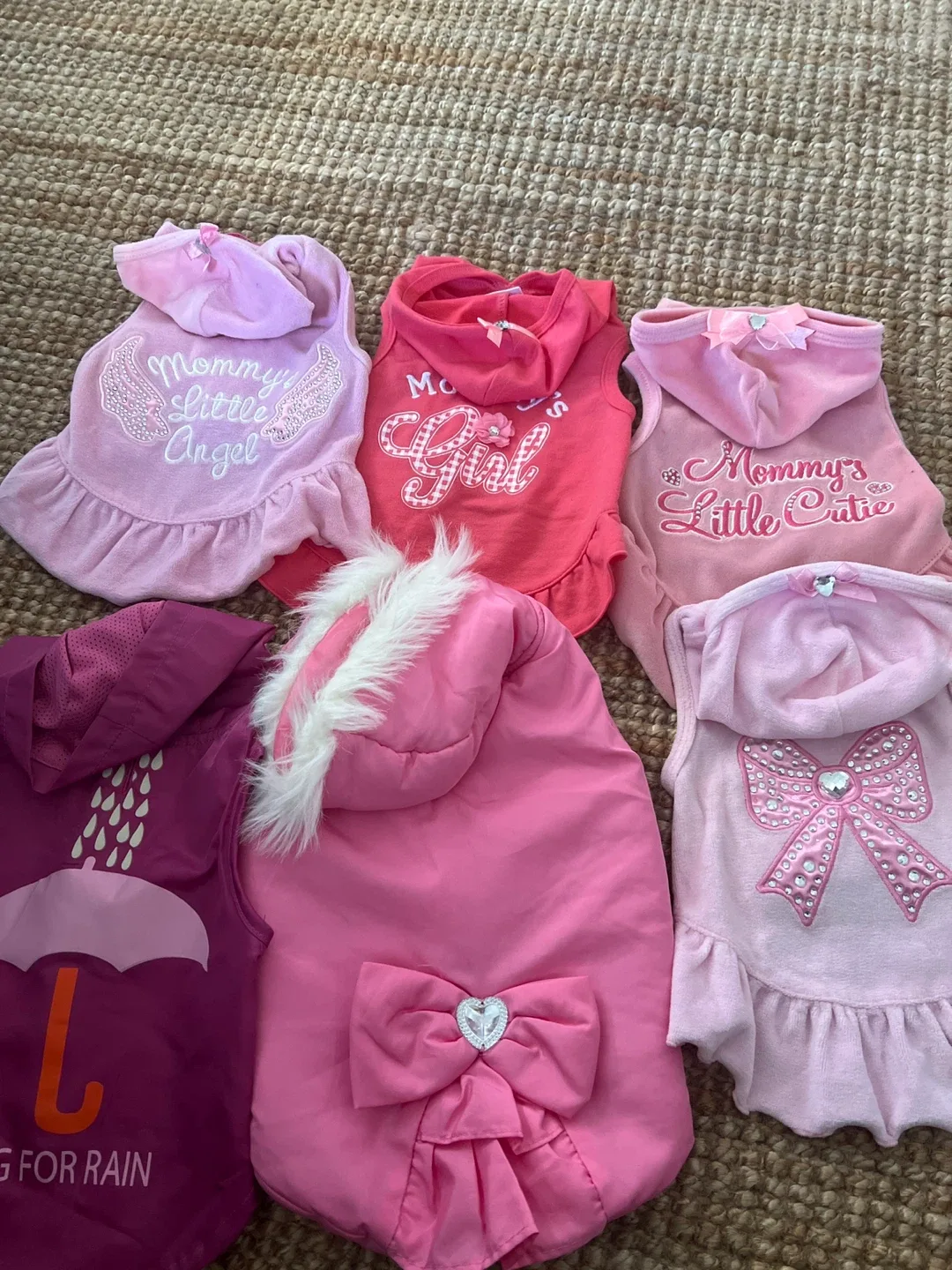 Pink Dog Coat with Hood