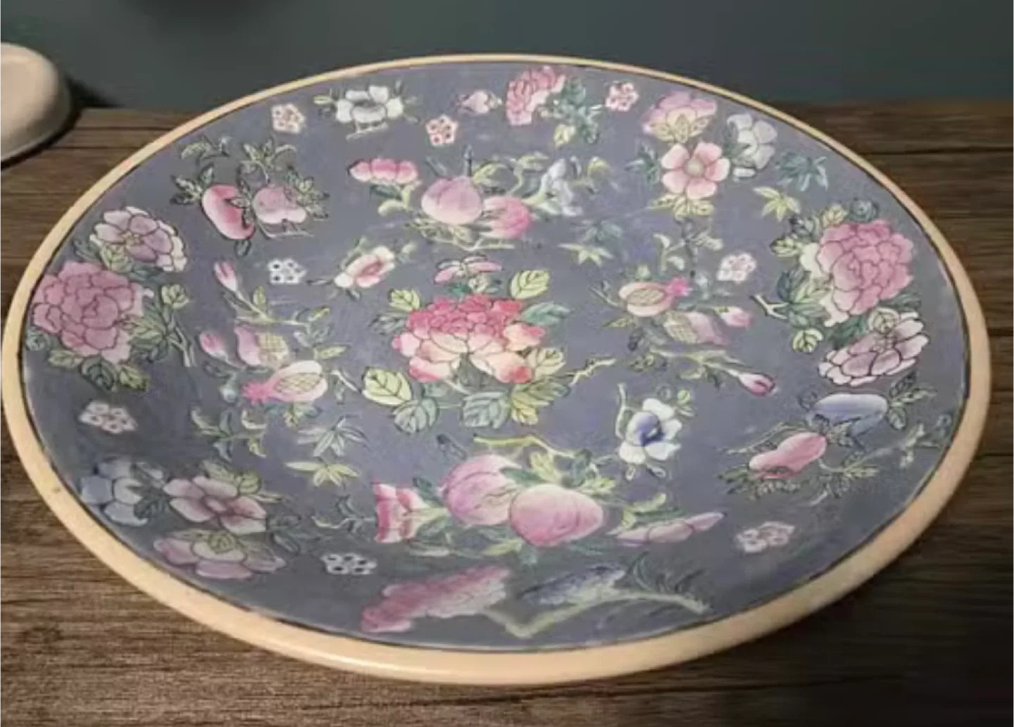Large Vintage Chinese Fruit Bowl