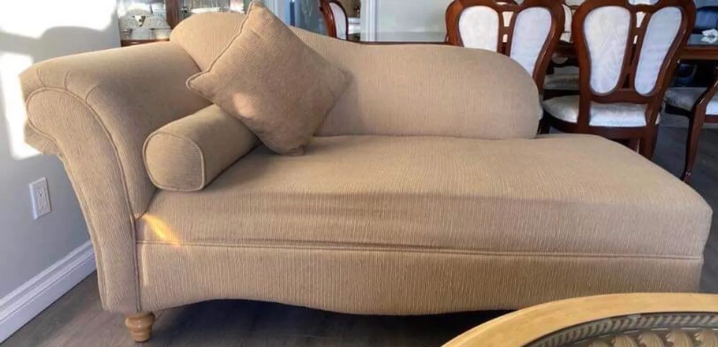 Beige Chaise Lounge $199