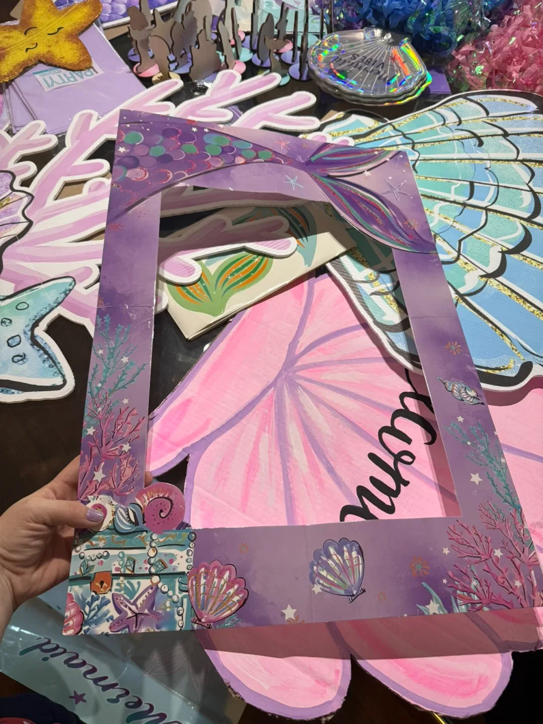 Mermaid Birthday Party Decoration Set image indicator(4)