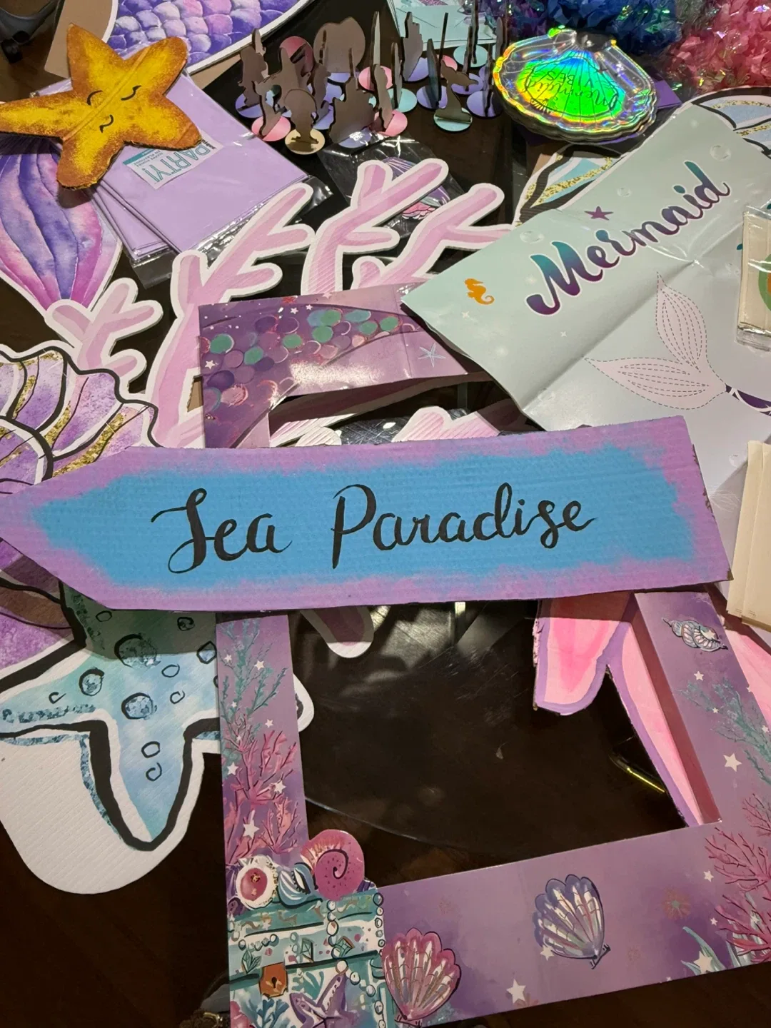 Mermaid Birthday Party Decoration Set image indicator(7)