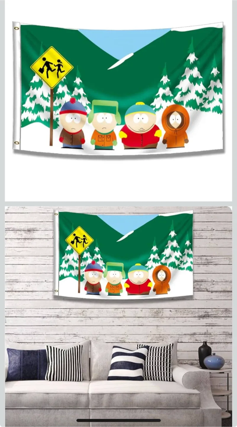 New HOKIDO South Park Flag Banner (3x5ft) image indicator(2)
