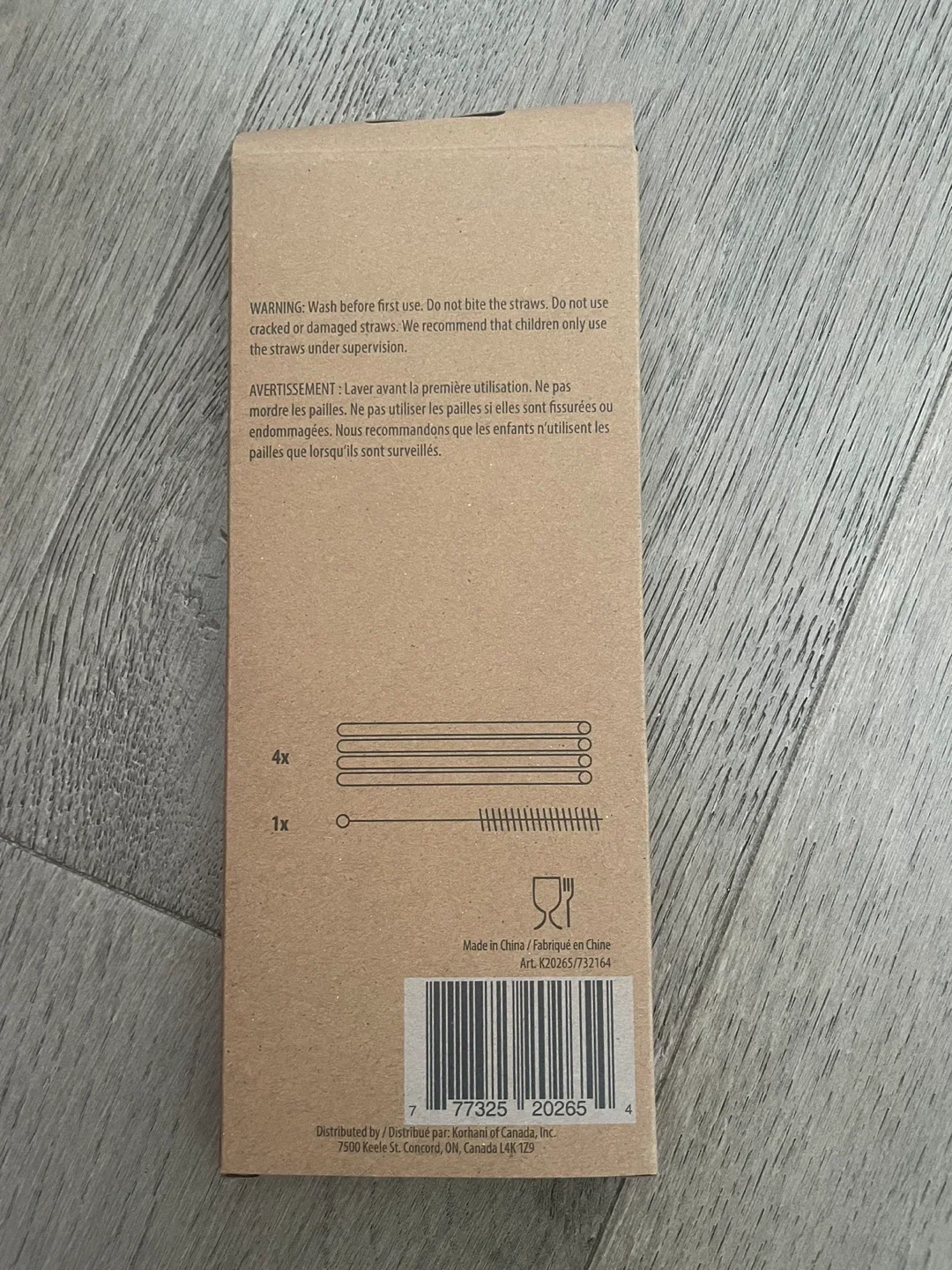 NEW! 5-Piece Glass Drinking Straws Set image indicator(2)