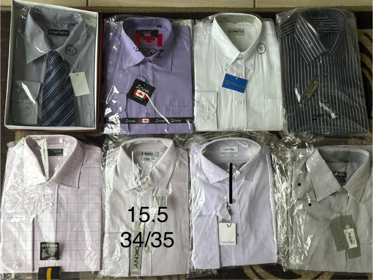 Men's Dress Shirt & Tie Sets image indicator(3)