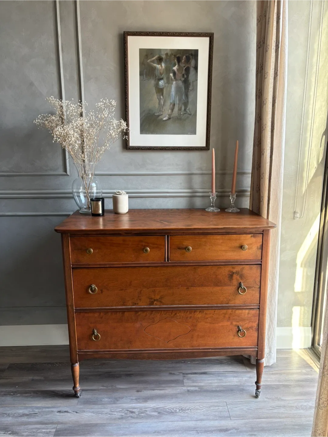 Vintage Wooden Dresser