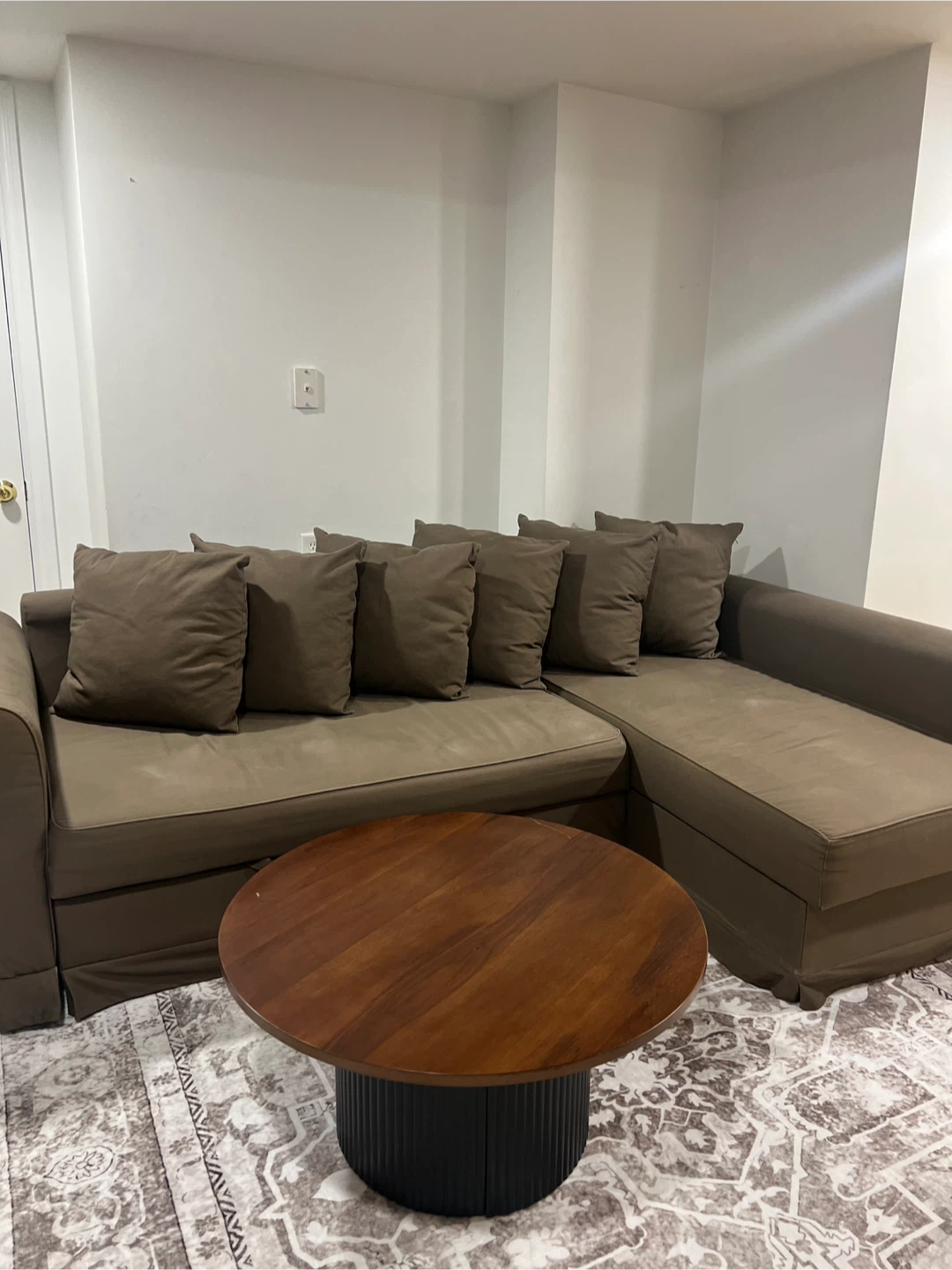 IKEA Holmsund Sectional Sofa - Brown