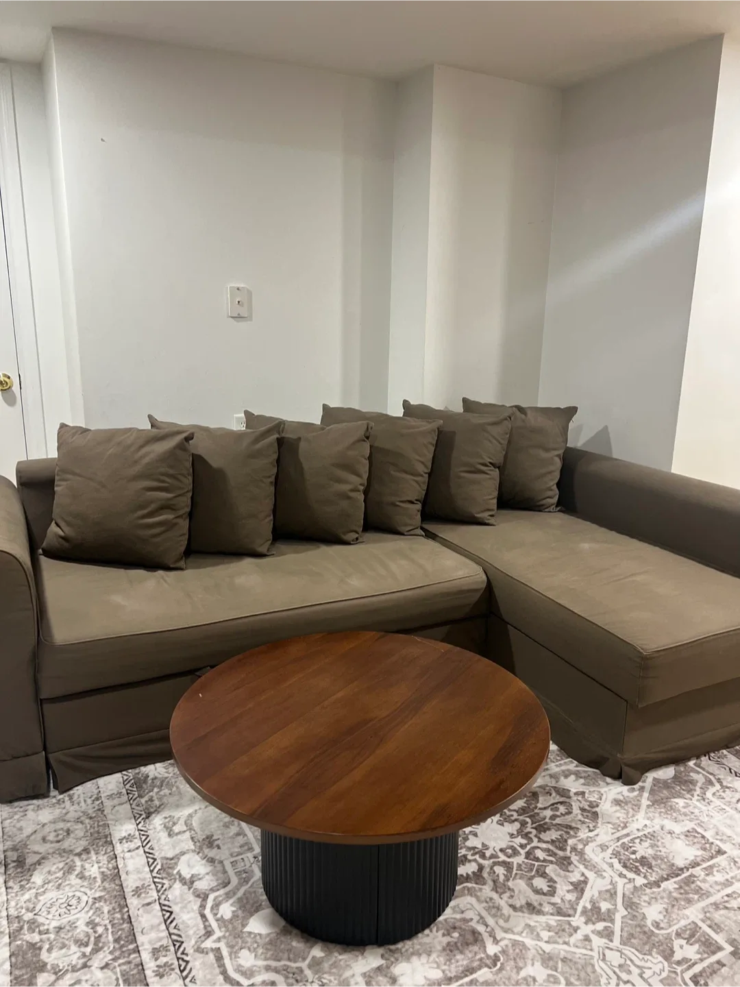 IKEA Holmsund Sectional Sofa - Brown