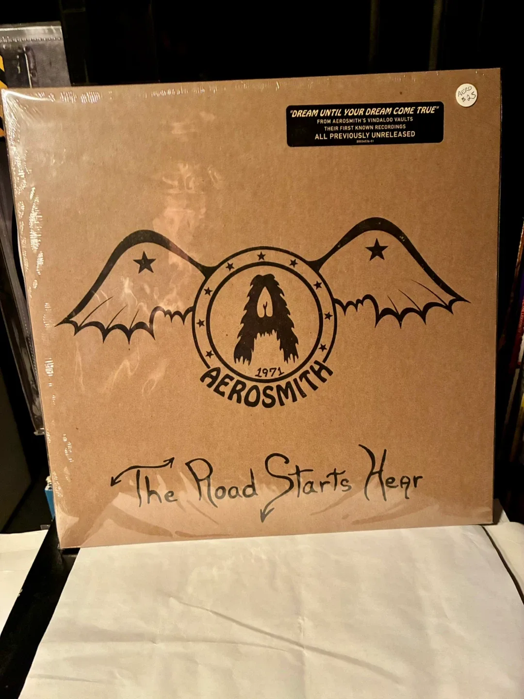 Aerosmith 'The Road Starts Hear' Vinyl Record
