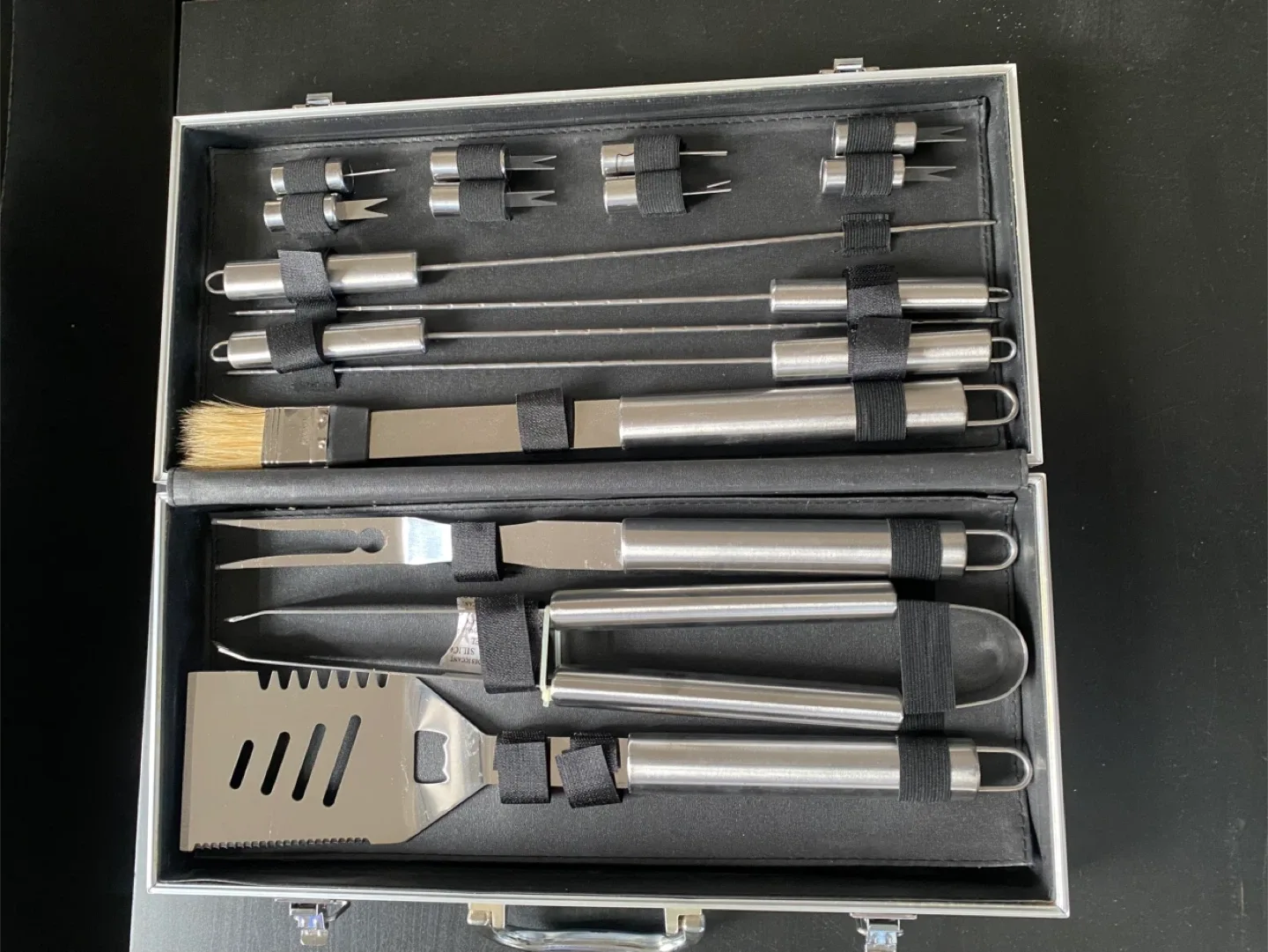 BBQ Grill Tool Set with Case -Stainless steel