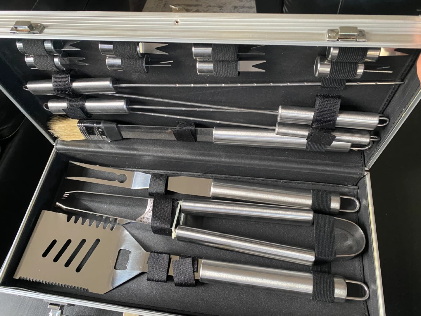 BBQ Grill Tool Set with Case -Stainless steel - photo 2