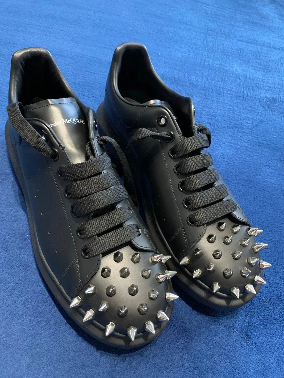 Alexander McQueen Studded Sneakers - Black image indicator(3)