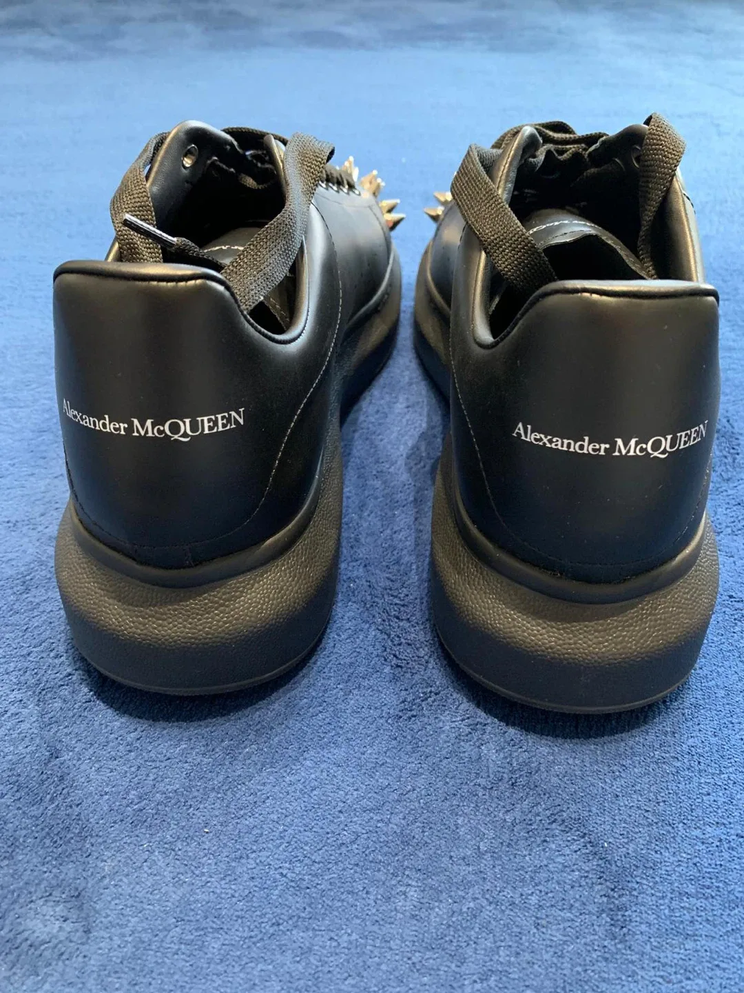 Alexander McQueen Studded Sneakers - Black image indicator(9)