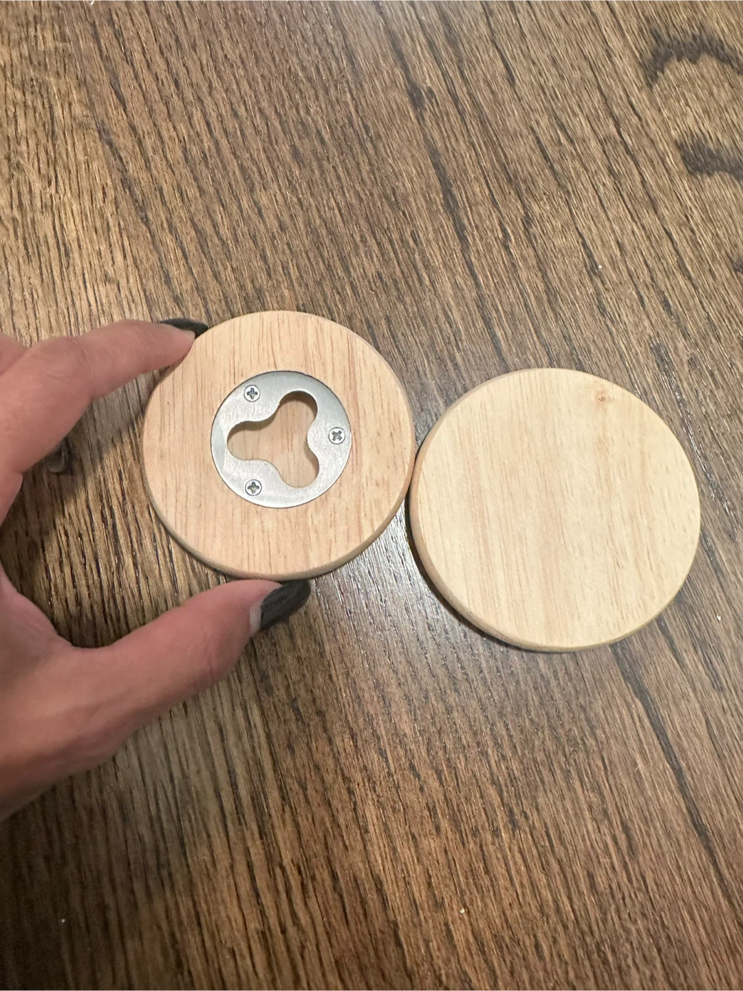Wooden Coaster Bottle Opener - photo 2