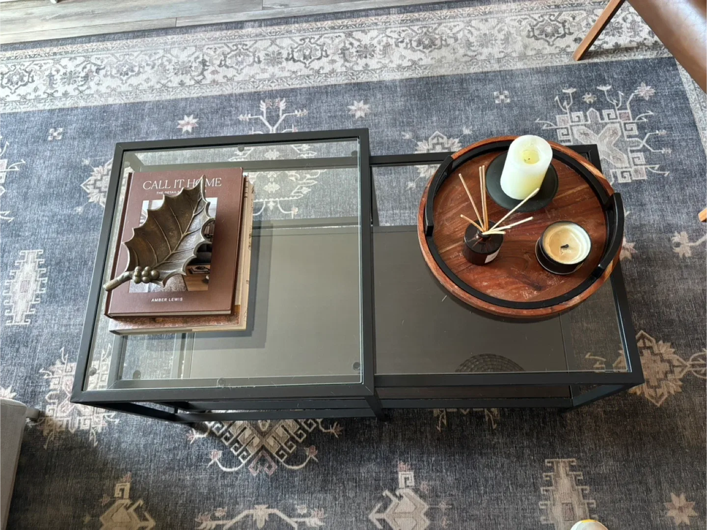 IKEA Glass Top Coffee Table image indicator(2)
