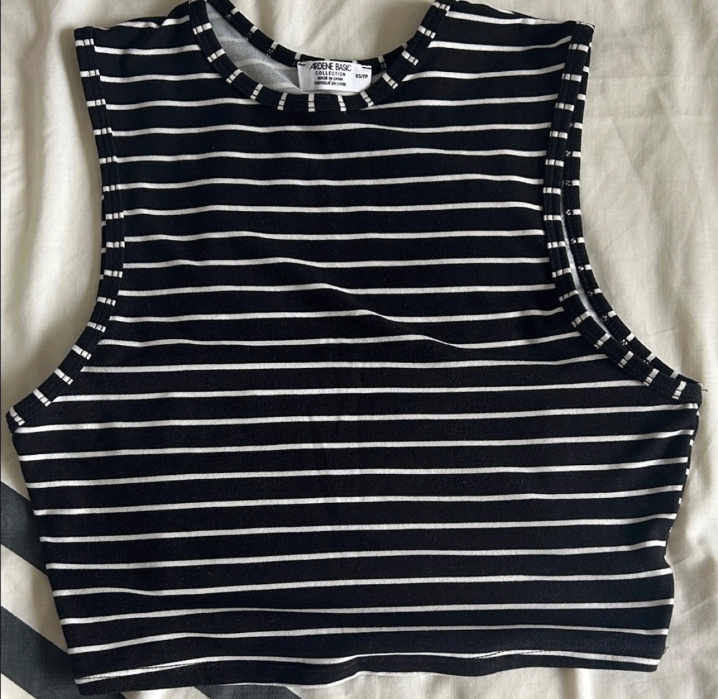 Ardene Basic Striped Tank Top - Size XS/TP
