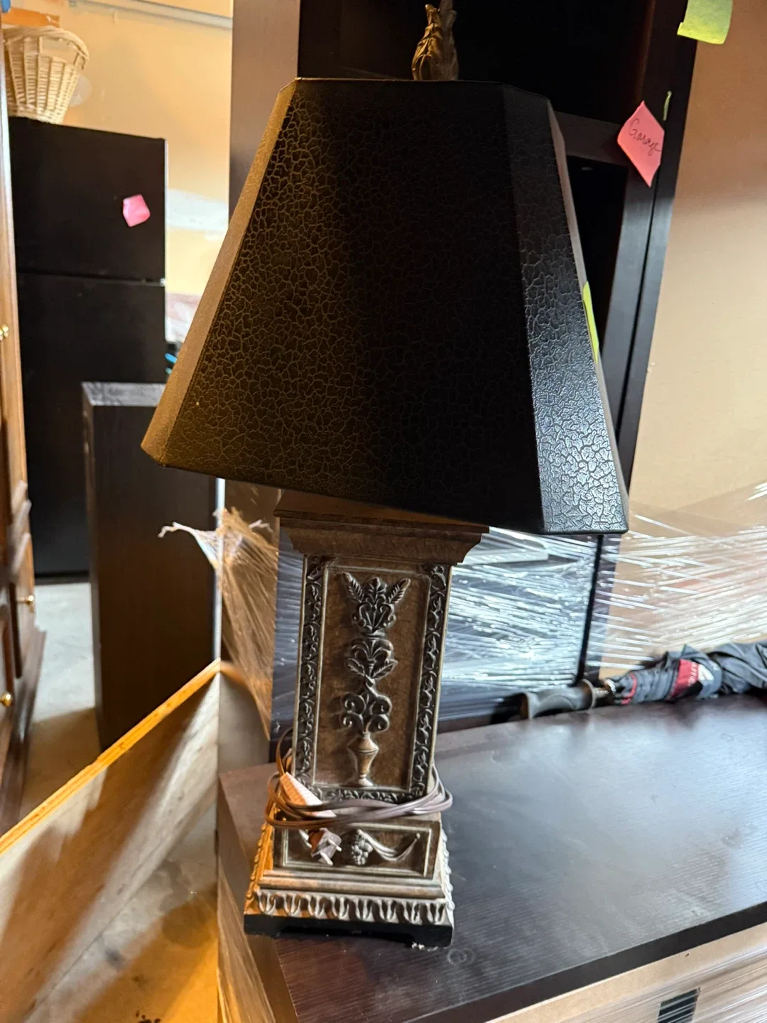 Decorative Table Lamp - Black Shade